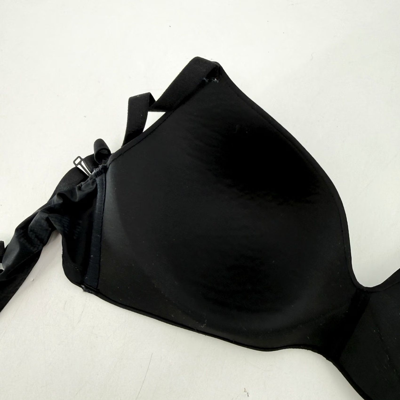 Vintage Auden Bliss Wirefree Bra 36B Black Lightly Lined Regular Or Racerback Straps Women Size ONE SIZE - 4 Thumbnail