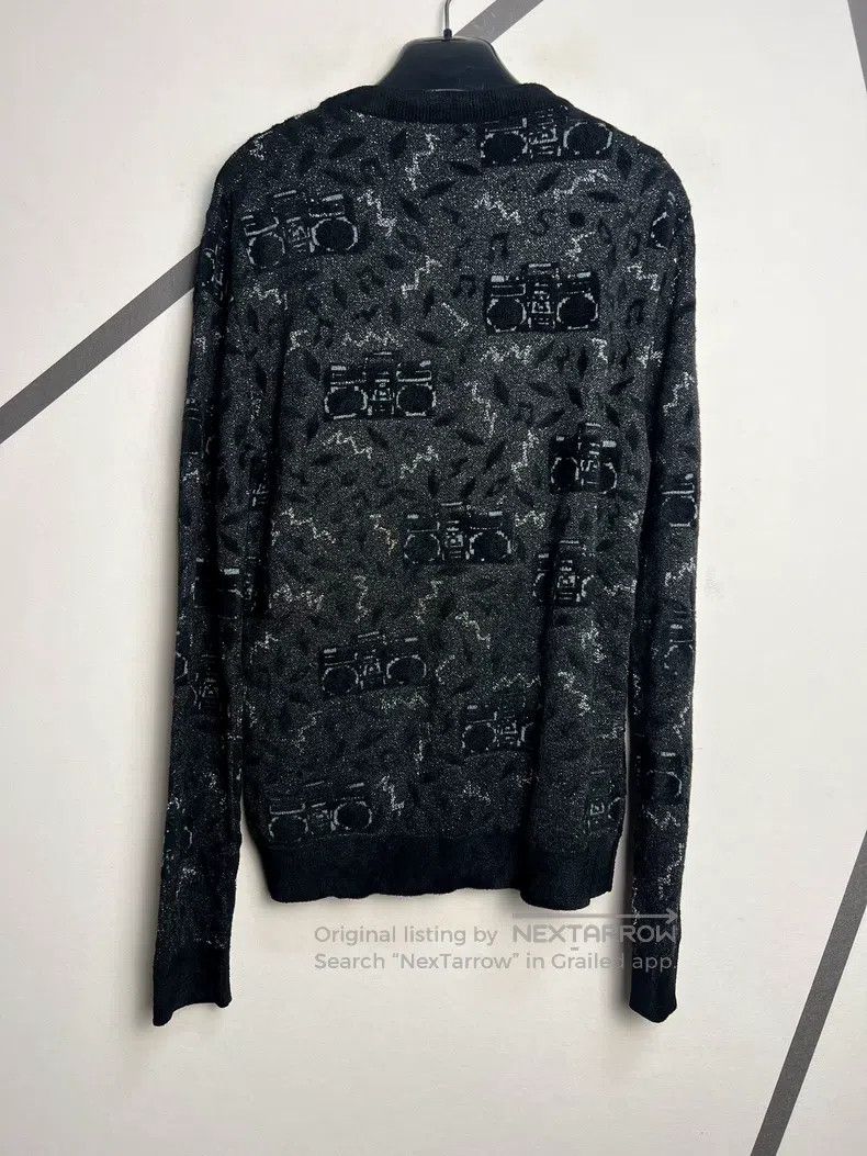 Saint Laurent Paris Saint Laurent Paris Radio Velvet Knit Sweater Size US XS / EU 42 / 0 - 2 Thumbnail