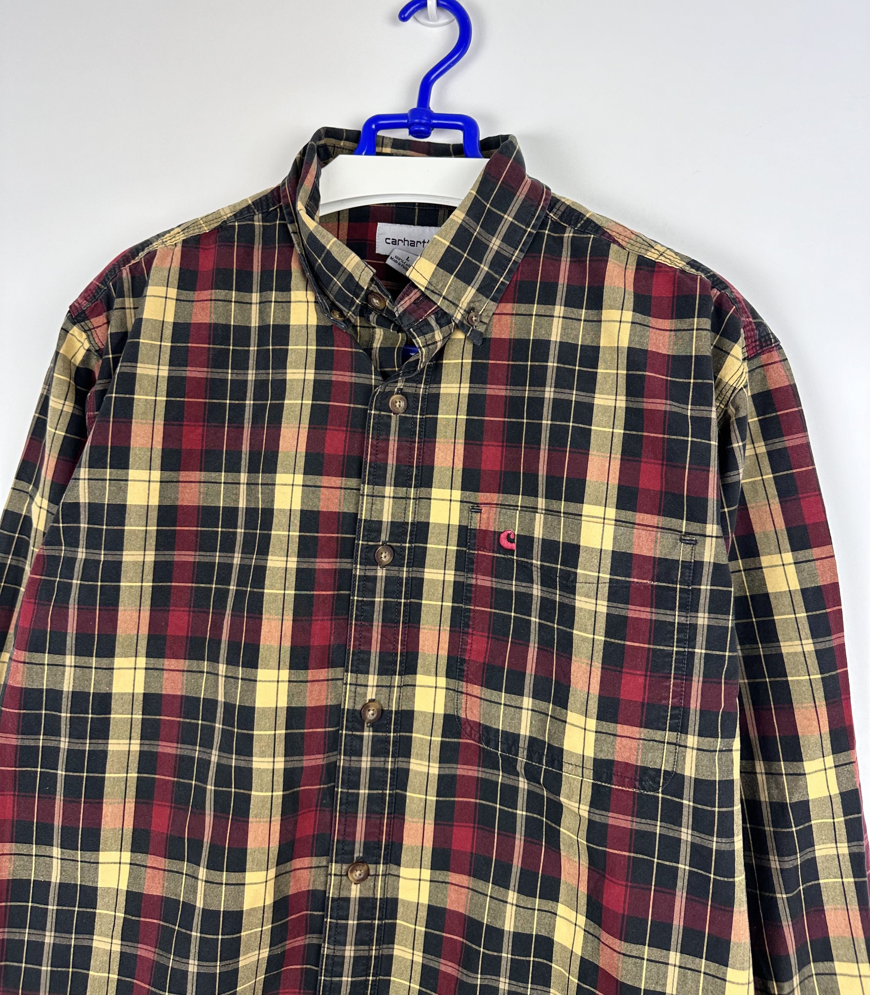 Carhartt Carhartt flanel workwear shirt checked Size US XL / EU 56 / 4 - 2 Thumbnail