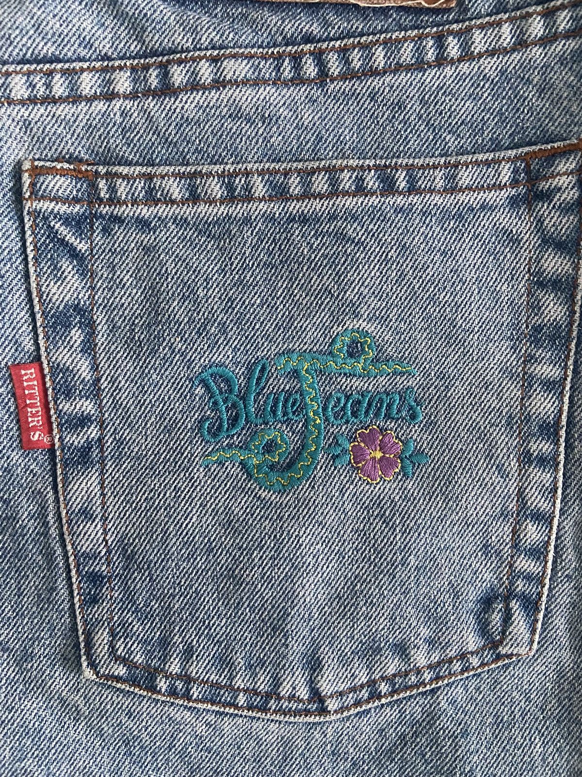Other Vintage Ritter’s Blue Jeans Made in Italy Heavyweight Denim Size 30" / US 8 / IT 44 - 8 Thumbnail