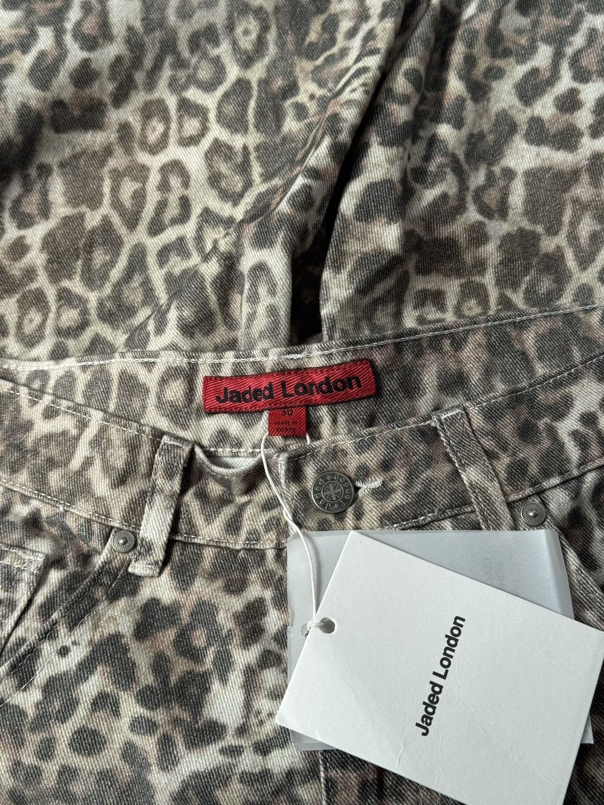 Jaded London Jaded London leopard Baggy shorts Sk8 Polar Skate Jorts Size US 30 / EU 46 - 11 Thumbnail