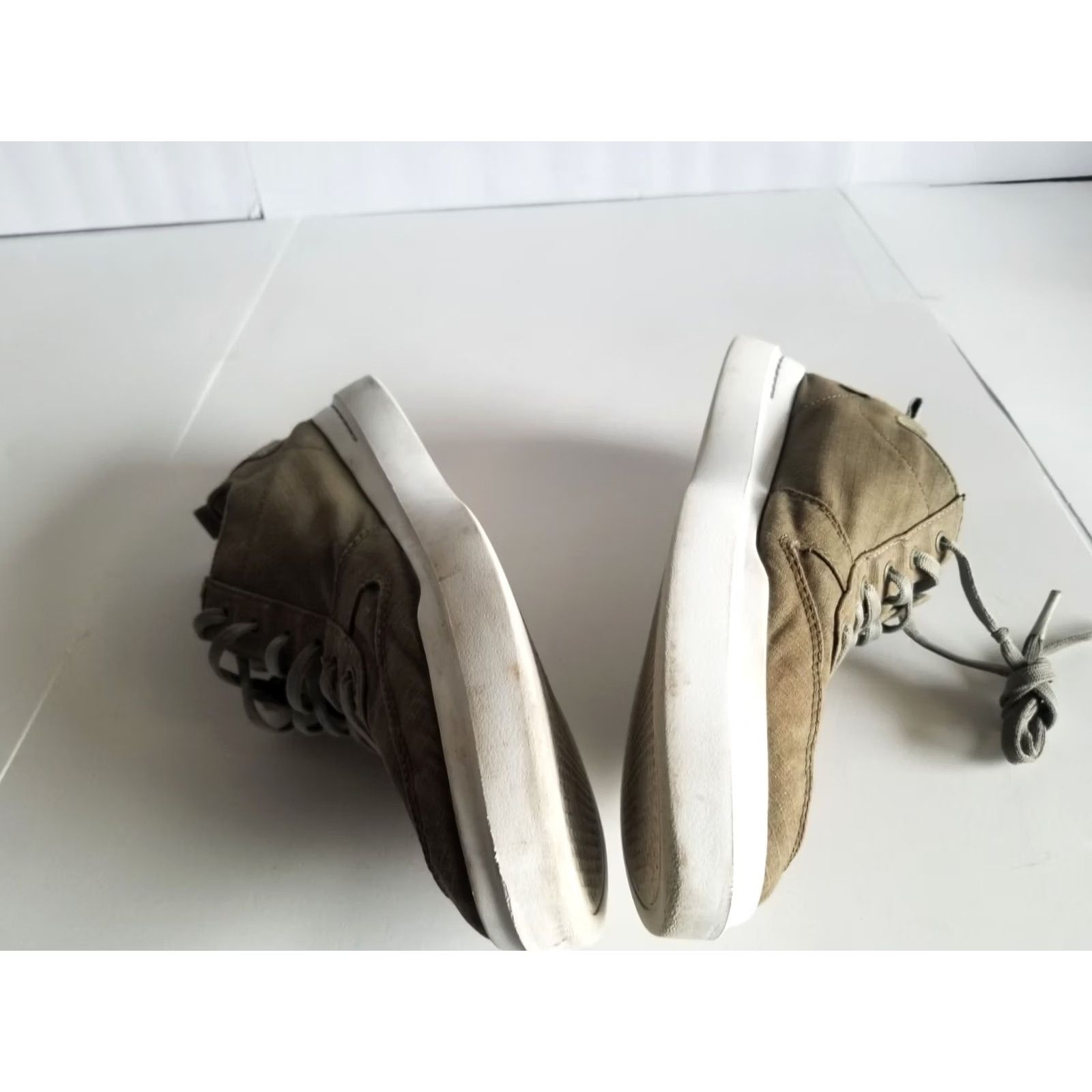 Cole Haan Cole Haan Mens Sneaker Green Olive White Size 11 GrandPro Rally Canvas Court Size US 11 / EU 44 - 7 Thumbnail