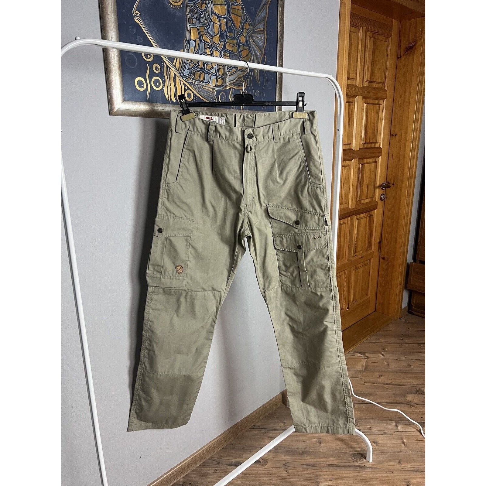 Fjallraven Fjallraven Iceland Beige G-1000 Multipocket Cargo Hiking Pan Size US 32 / EU 48 - 3 Thumbnail