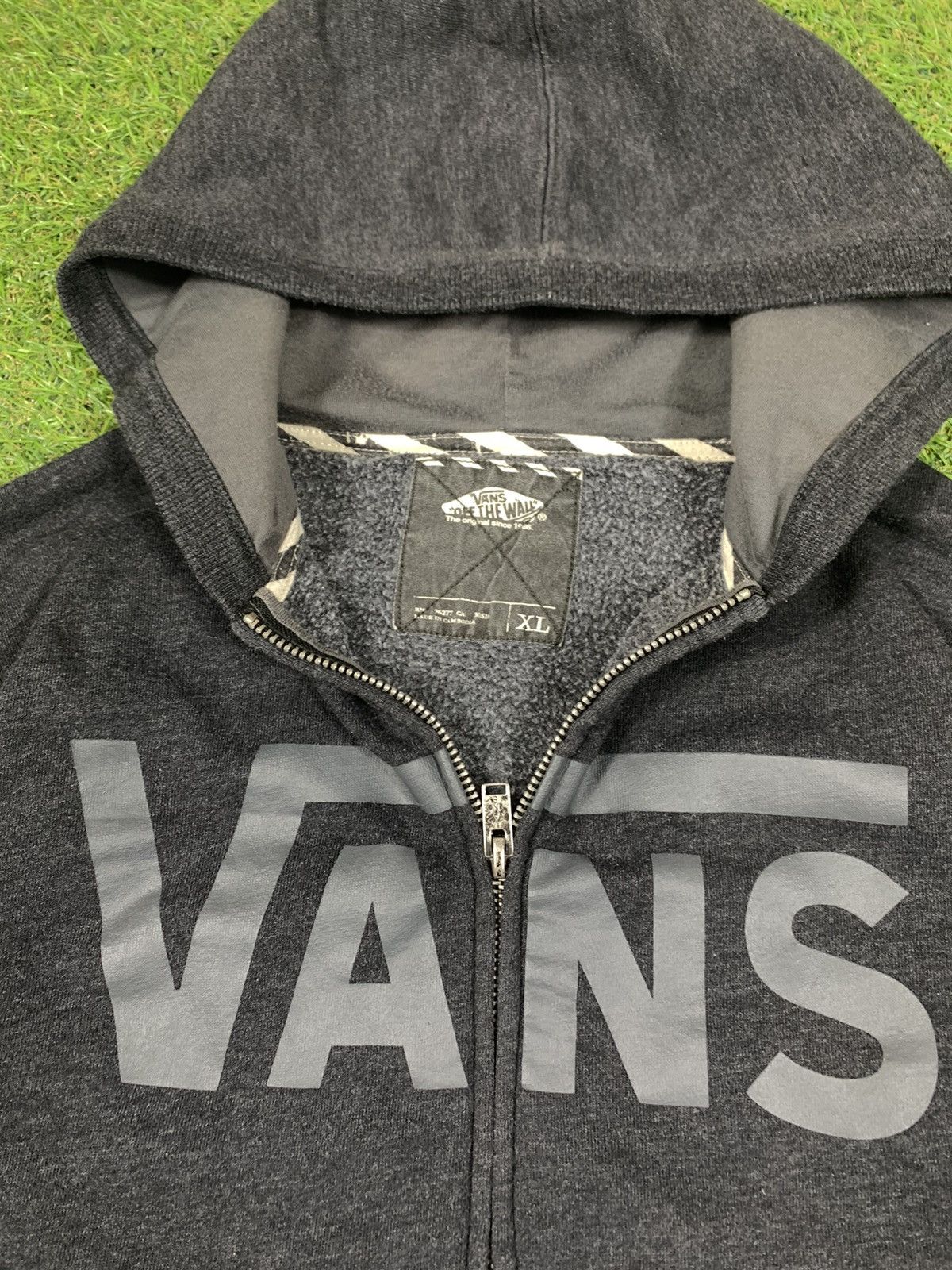 Vans Vintage Vans zip up hoodie big logo streetwear style Size US XS / EU 42 / 0 - 4 Thumbnail