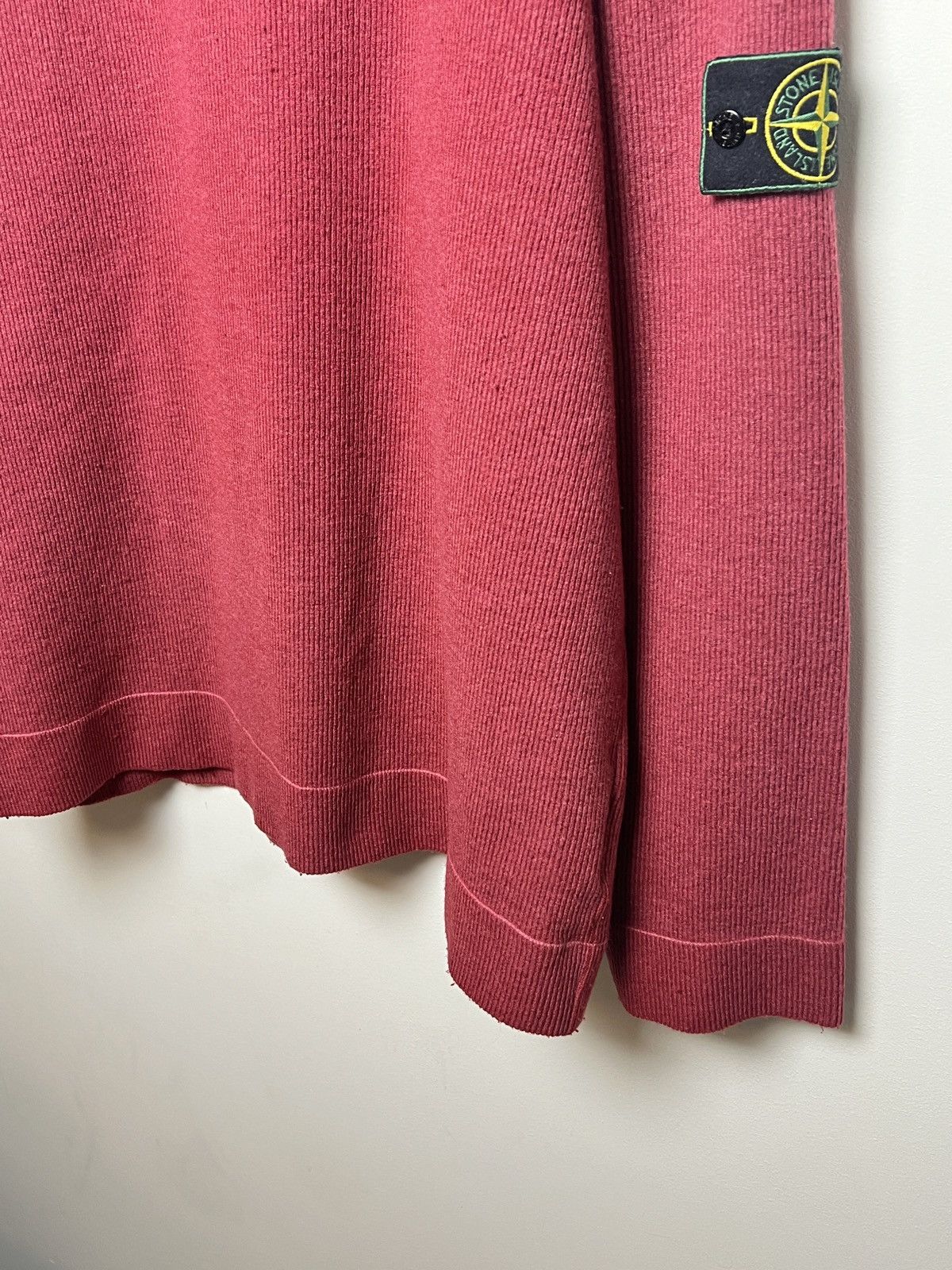 Stone Island stone island y2k wool/nylon moc neck sweater Size US L / EU 52-54 / 3 - 6 Thumbnail