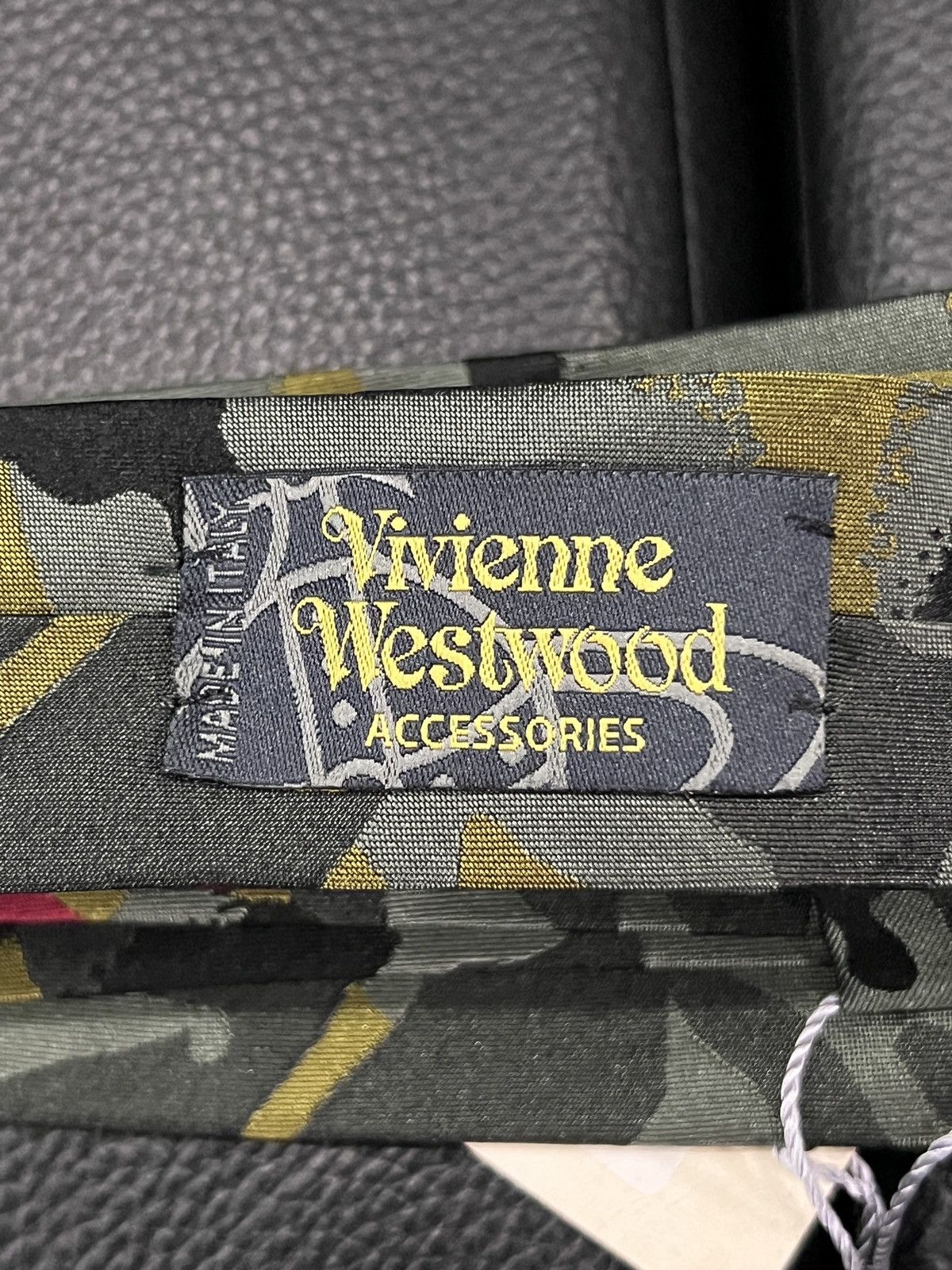 Vivienne Westwood Vivienne Westwood +5 Saturn Camouflage Tie Size ONE SIZE - 6 Thumbnail