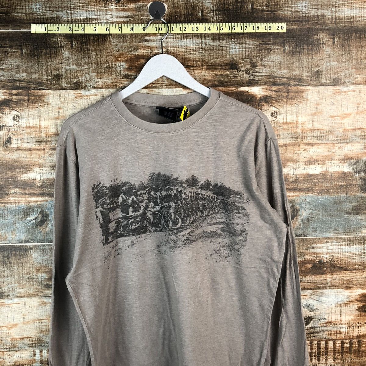 Harley Davidson Harley Davidson Grey Long Slevee T-Shirt #A2599 Size US S / EU 44-46 / 1 - 2 Thumbnail