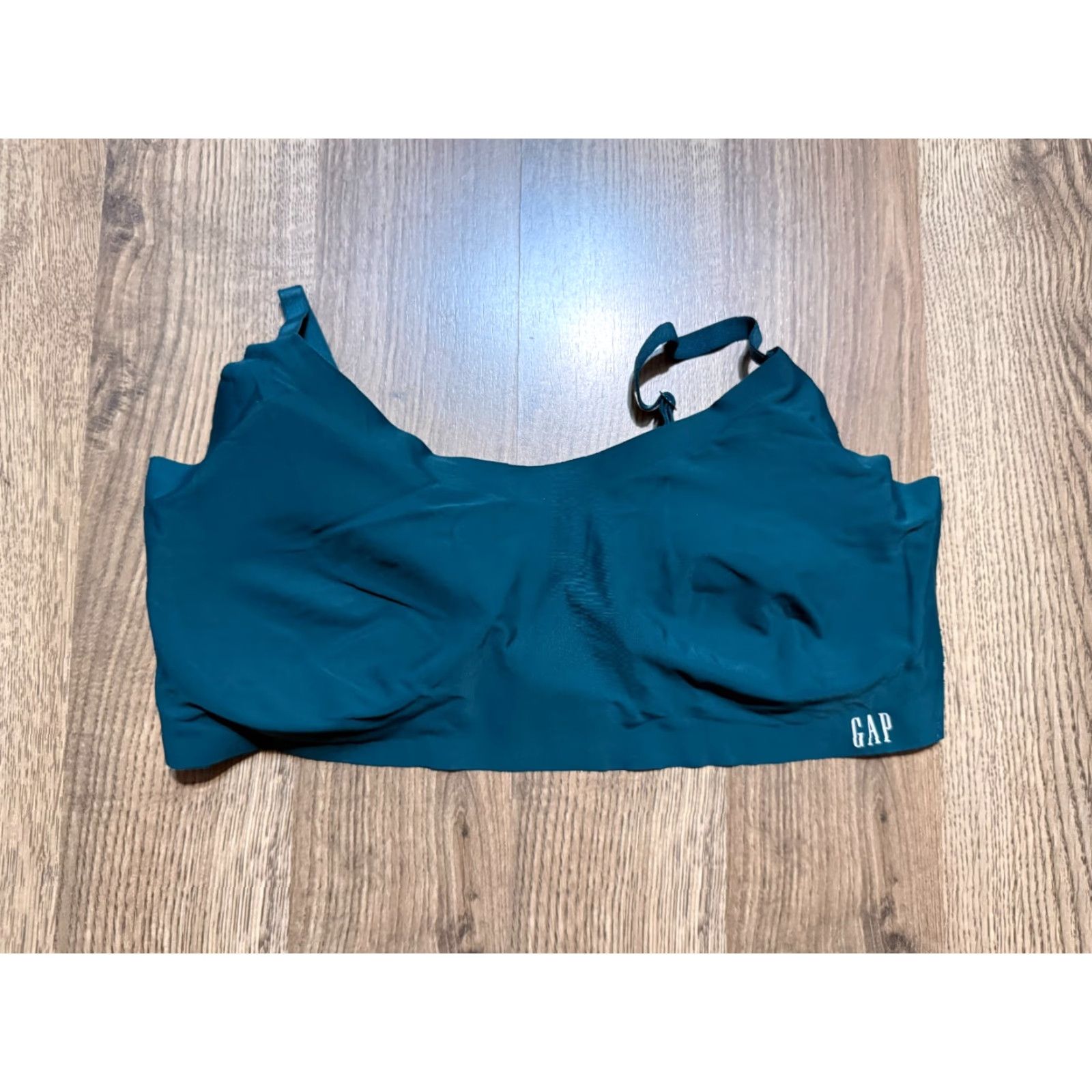 Gap Gap Bra Women's L Green with Pad Bralette Lounge Shirt? Size ONE SIZE - 2 Thumbnail