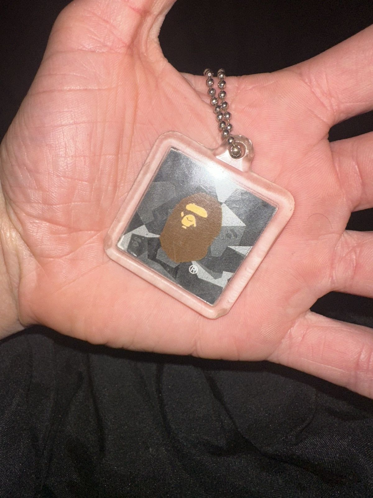 Bape Bape Ape Head City Camo Keychain Black Size ONE SIZE - 1 Thumbnail