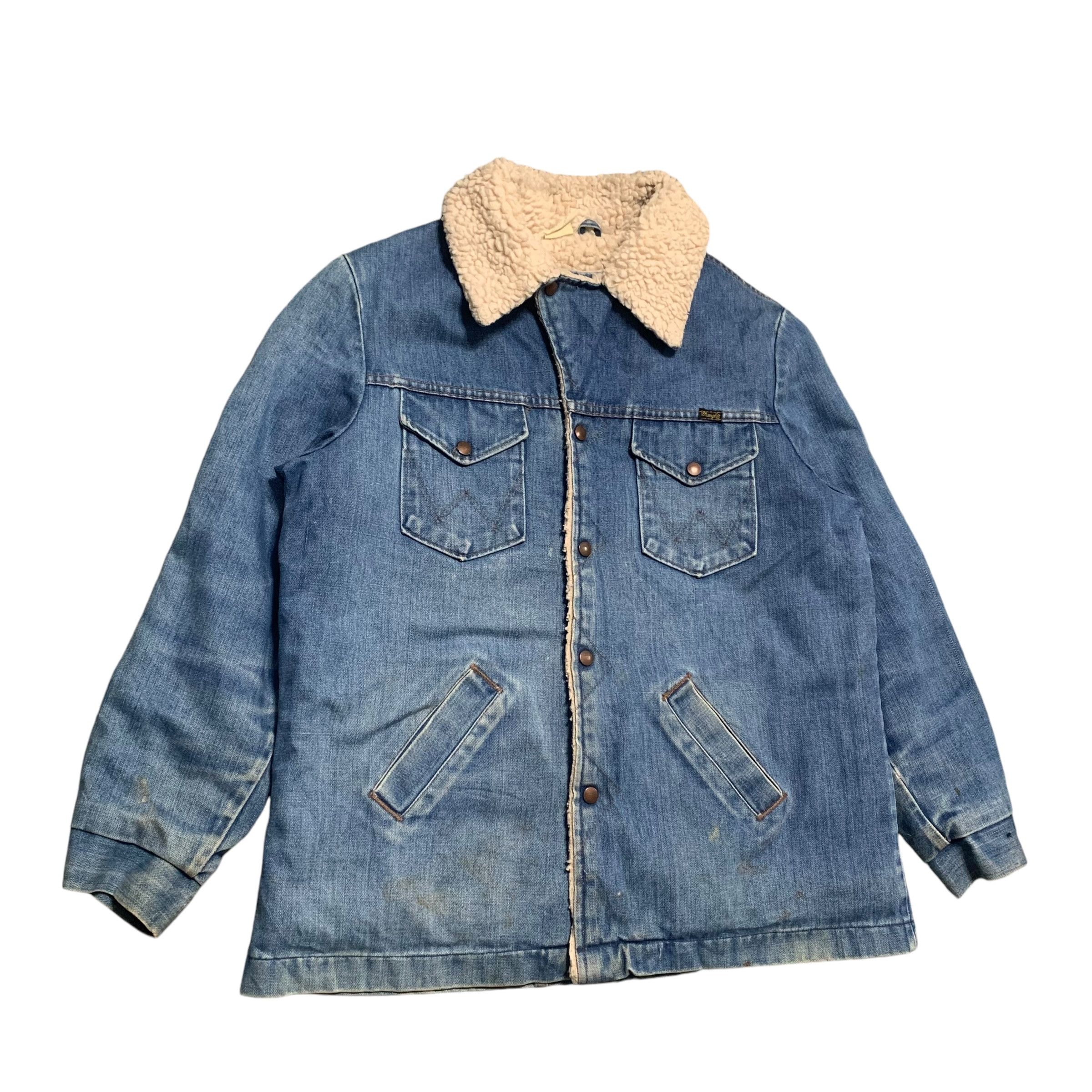 Vintage Vintage 70s Wrangler Denim Wrange Coat Size US L / EU 52-54 / 3 - 2 Thumbnail