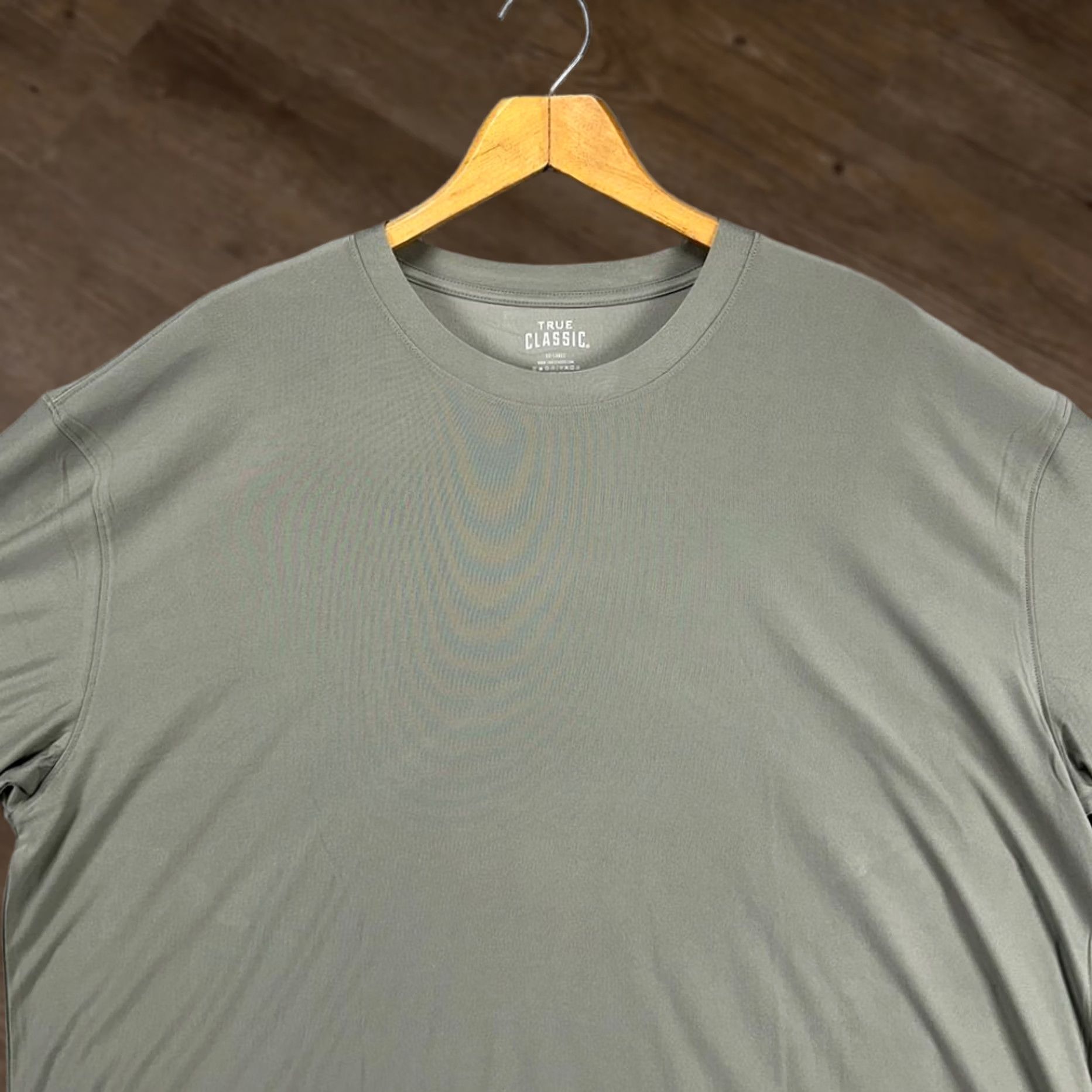 Vintage True Classic T-Shirt Mens XL Grey Performance Stretch Short Sleeve Tee Regular Crew Neck Breathable Size US XL / EU 56 / 4 - 1 Thumbnail