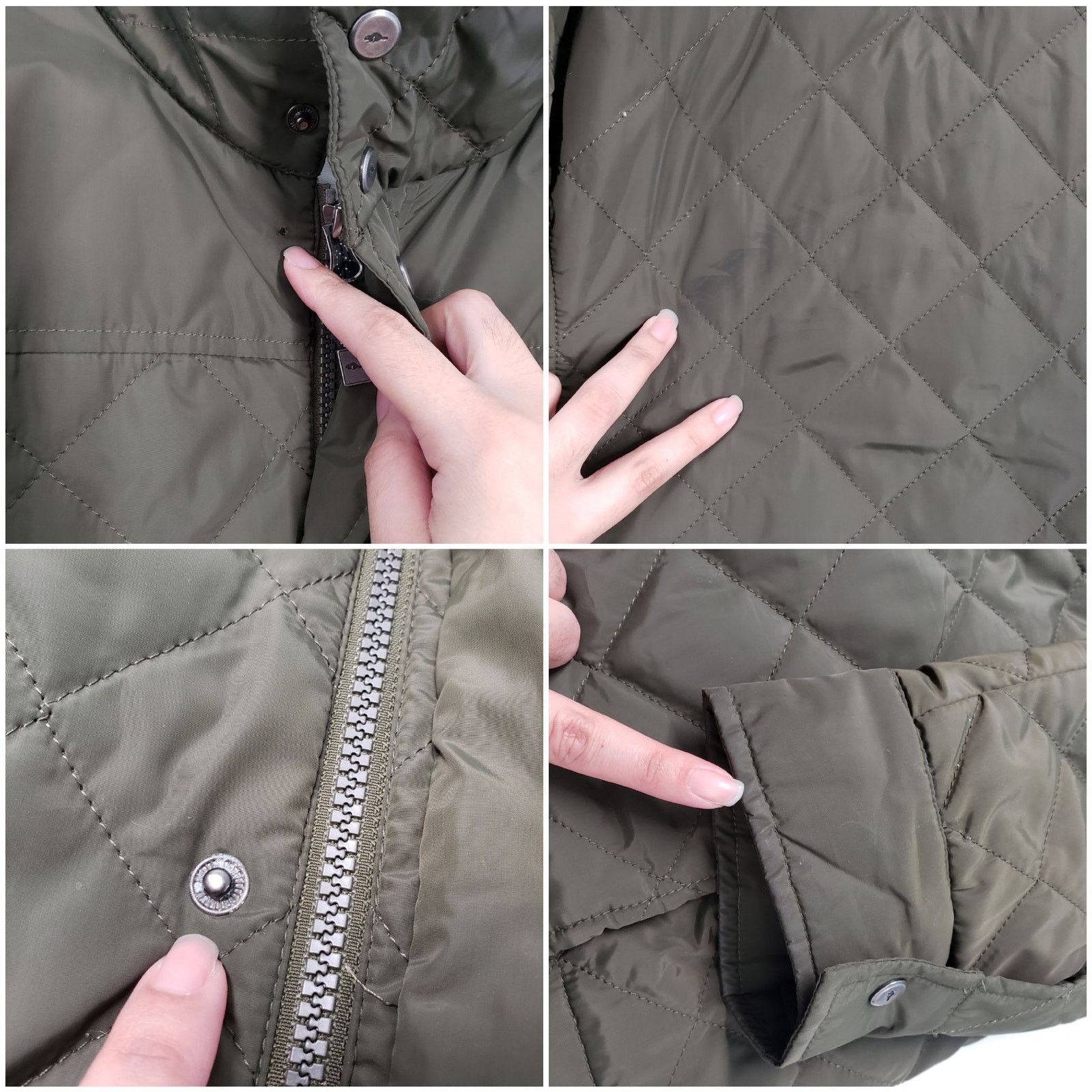 Roots Roots 73 Diamond Quilted Jacket Mens XL Olive Green Zip Size US XL / EU 56 / 4 - 24 Thumbnail