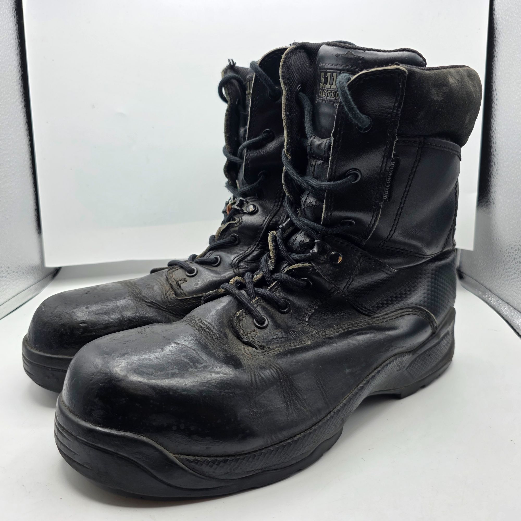 5.11 5.11 Tactical ATAC 8" Shield Mens Work Boots Size 10.5 Black Size US 10.5 / EU 43-44 - 3 Thumbnail