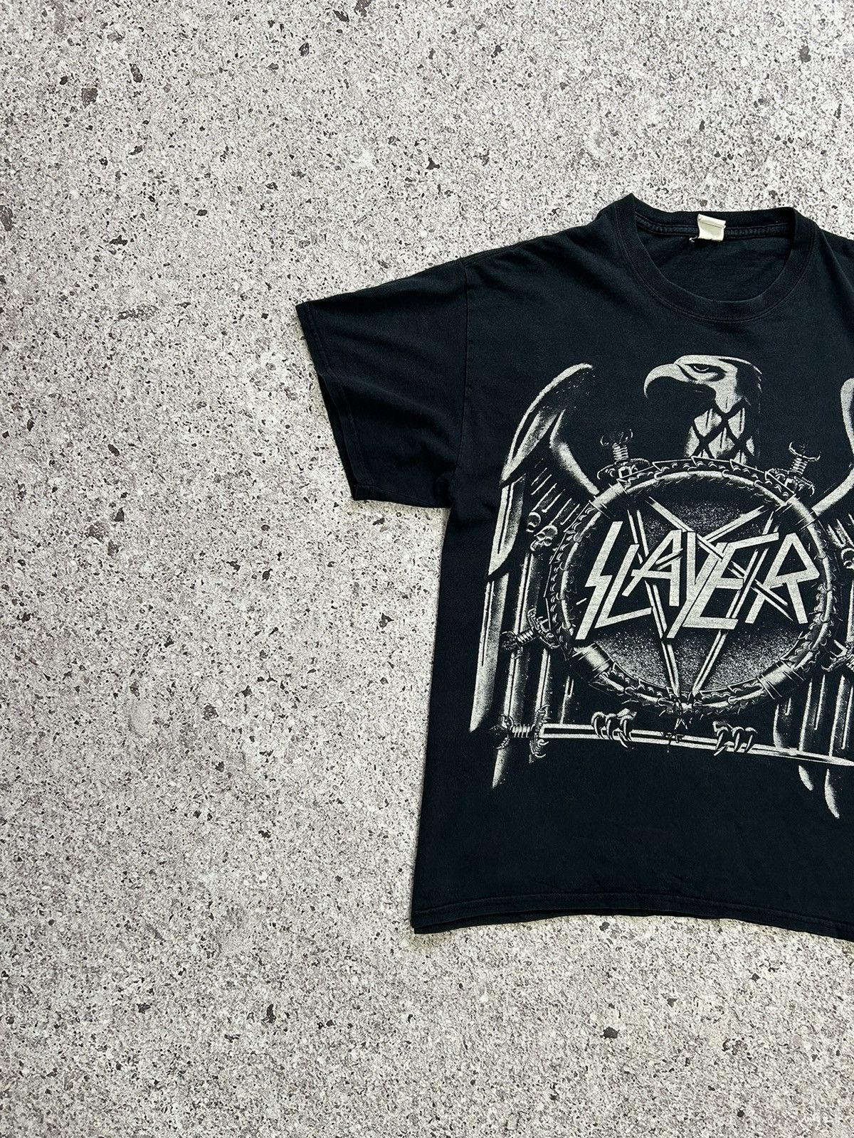 Slayer × Vintage Vintage Band Rock Slayer 2000s Black Rock Band T-Shirt Size US XL / EU 56 / 4 - 2 Thumbnail