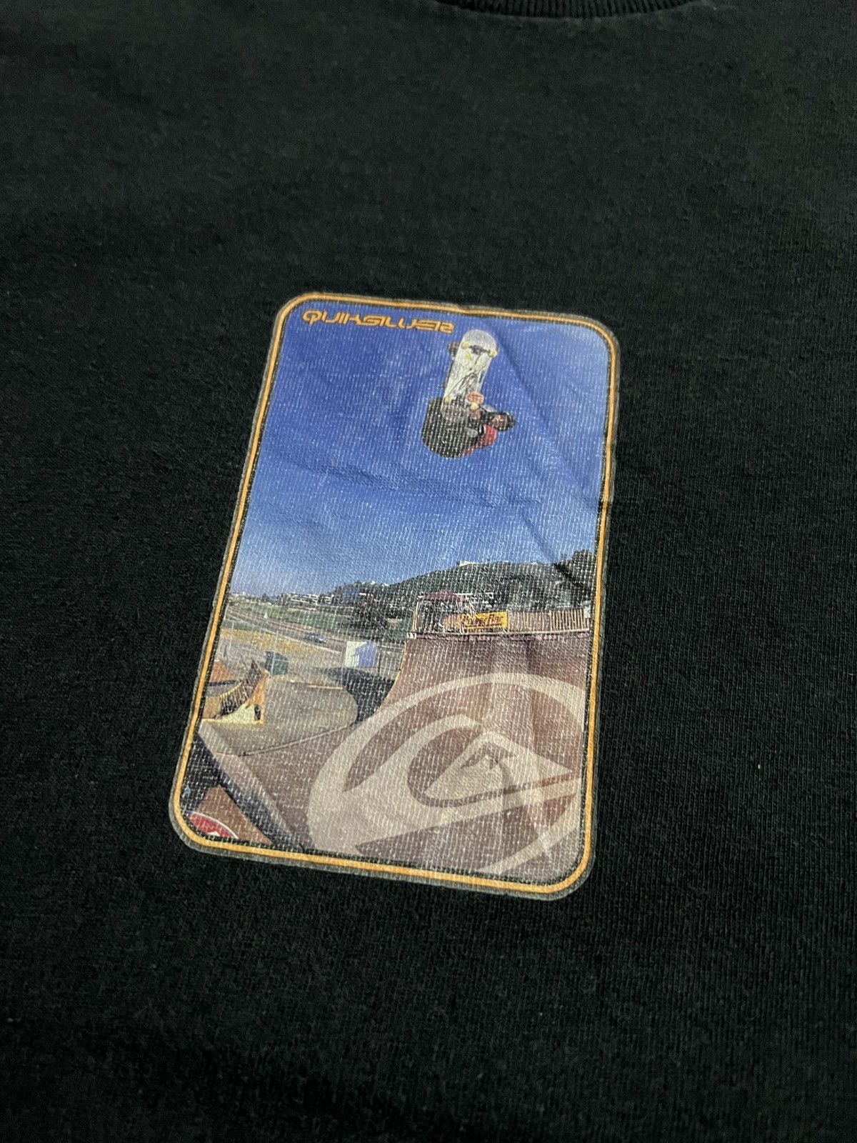 Quiksilver × Vintage Vintage 90's Quiksilver Skateboard Photo Tee Size US XXS / EU 40 - 4 Thumbnail