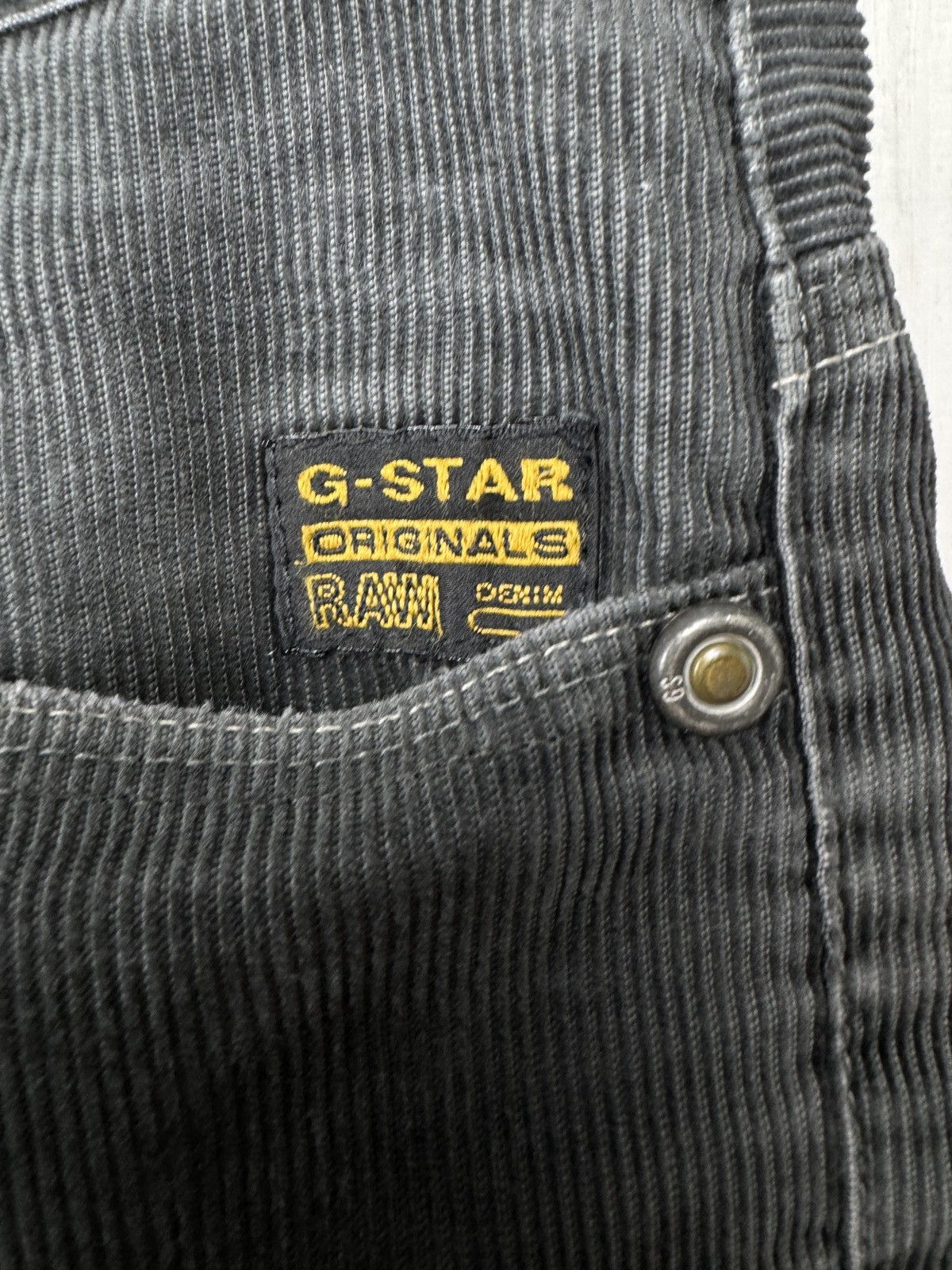 G-Star G-Star Raw vintage corduroy wide leg pants y2k velvet Size US 30 / EU 46 - 5 Thumbnail
