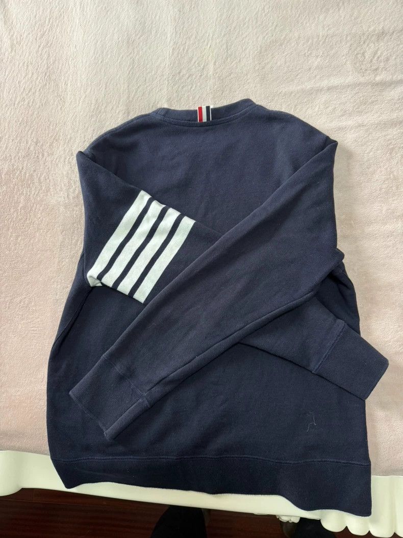 Thom Browne Thom browne Classic four-striped round-neck pullover sweats Size US XXL / EU 58 / 5 - 2 Thumbnail