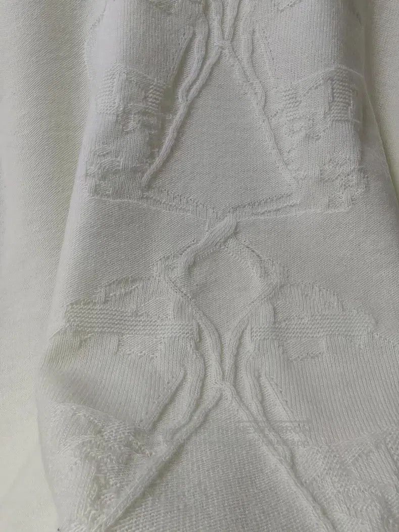 Hermes Hermes White Cashmere and Wool Round Neck Long-Sleeve Cash Size XS / US 0-2 / IT 36-38 - 6 Thumbnail