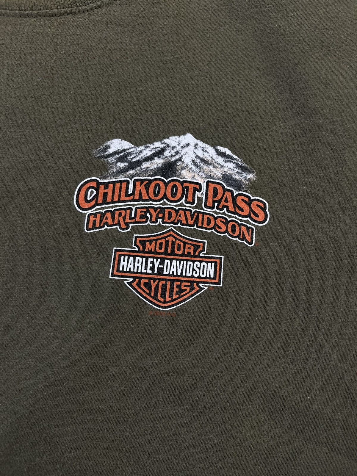 Harley Davidson × Vintage Harley Davidson Skagway Alaska Motorcycles Moto Tee Shirt Size US XL / EU 56 / 4 - 6 Thumbnail