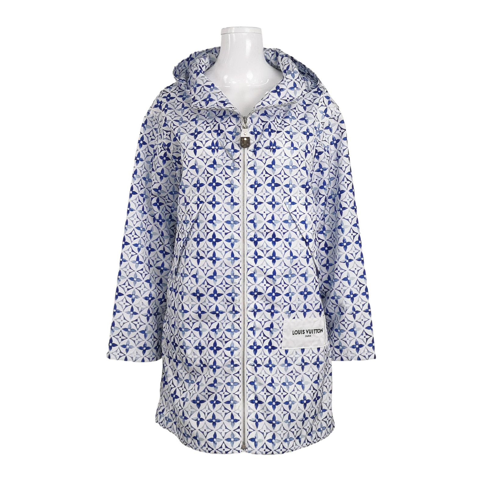 Louis Vuitton Louis Vuitton Monogram Flower Tile Hooded Jacket Size 32 Size XXS / US 00 / IT 34 - 1 Thumbnail