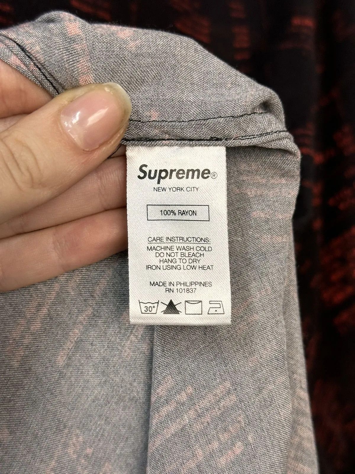Supreme Supreme Black Button-Up Shirt Vintage Streetwear Hype Style Size US M / EU 48-50 / 2 - 9 Thumbnail