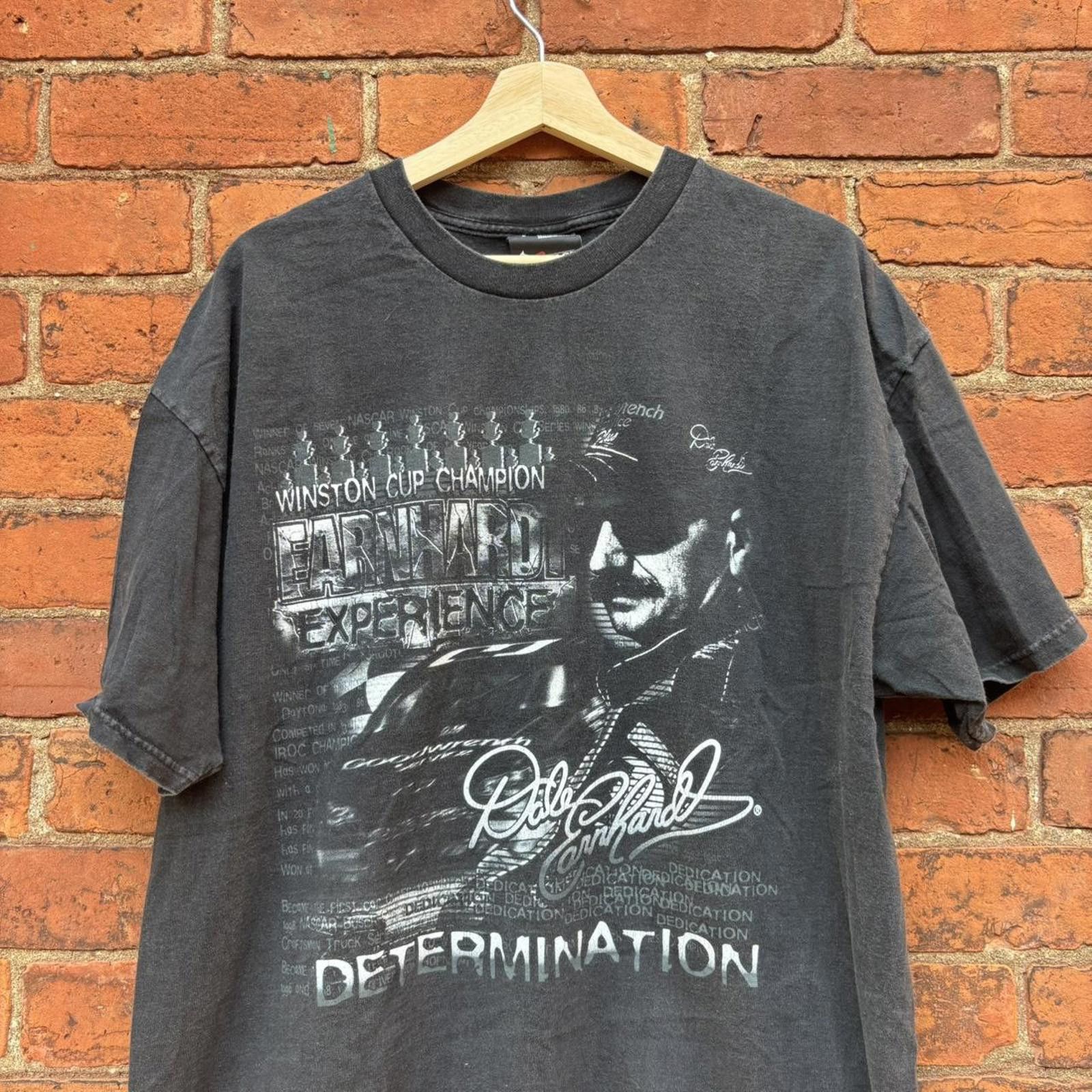 Chase Authentics vintage Dale Earnhardt determination t shirt 00s L Size US L / EU 52-54 / 3 - 2 Thumbnail