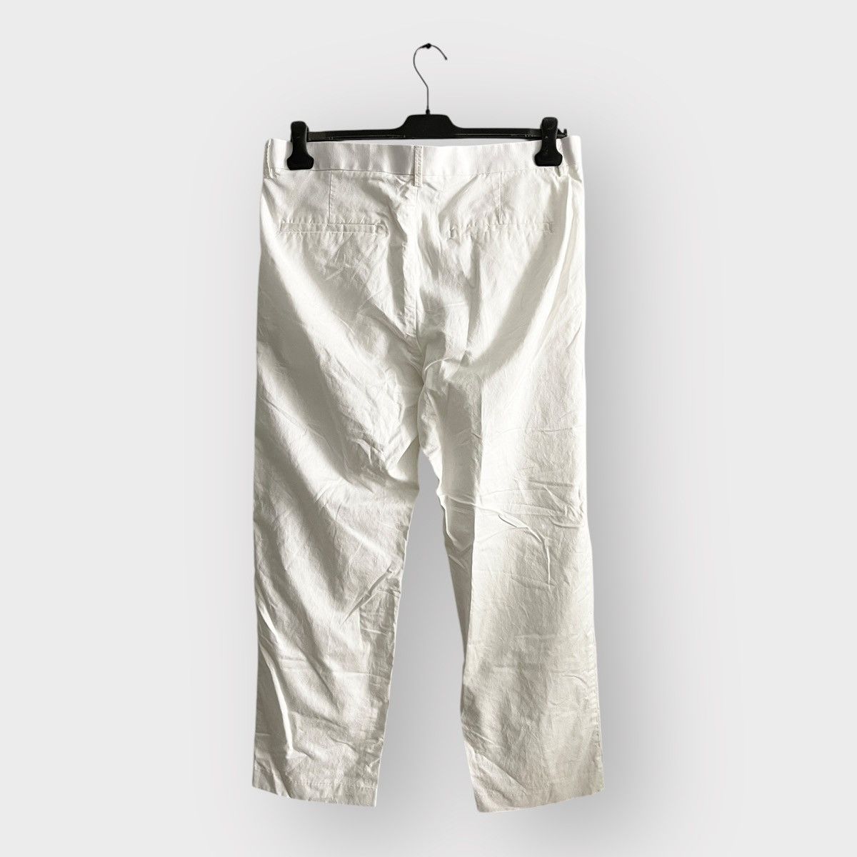 H&M STEAL! H&M White Chino Pants (Size 36) Size US 36 / EU 52 - 2 Thumbnail