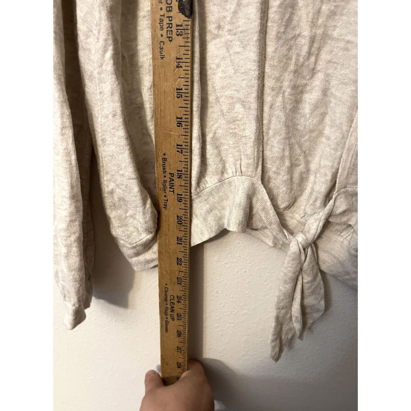 Vintage Aerie Sweater Women's Size XL Gray long sleeve Open Back Top Size XL / US 12-14 / IT 48-50 - 5 Thumbnail