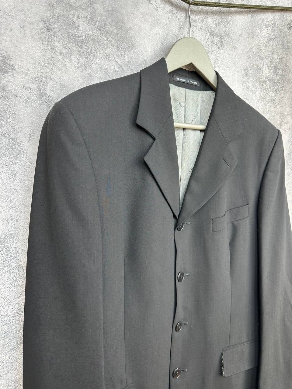 Yves Saint Laurent Yves Saint Laurent Pour Homme Black Wool Suit Made in France Size 42R - 5 Thumbnail