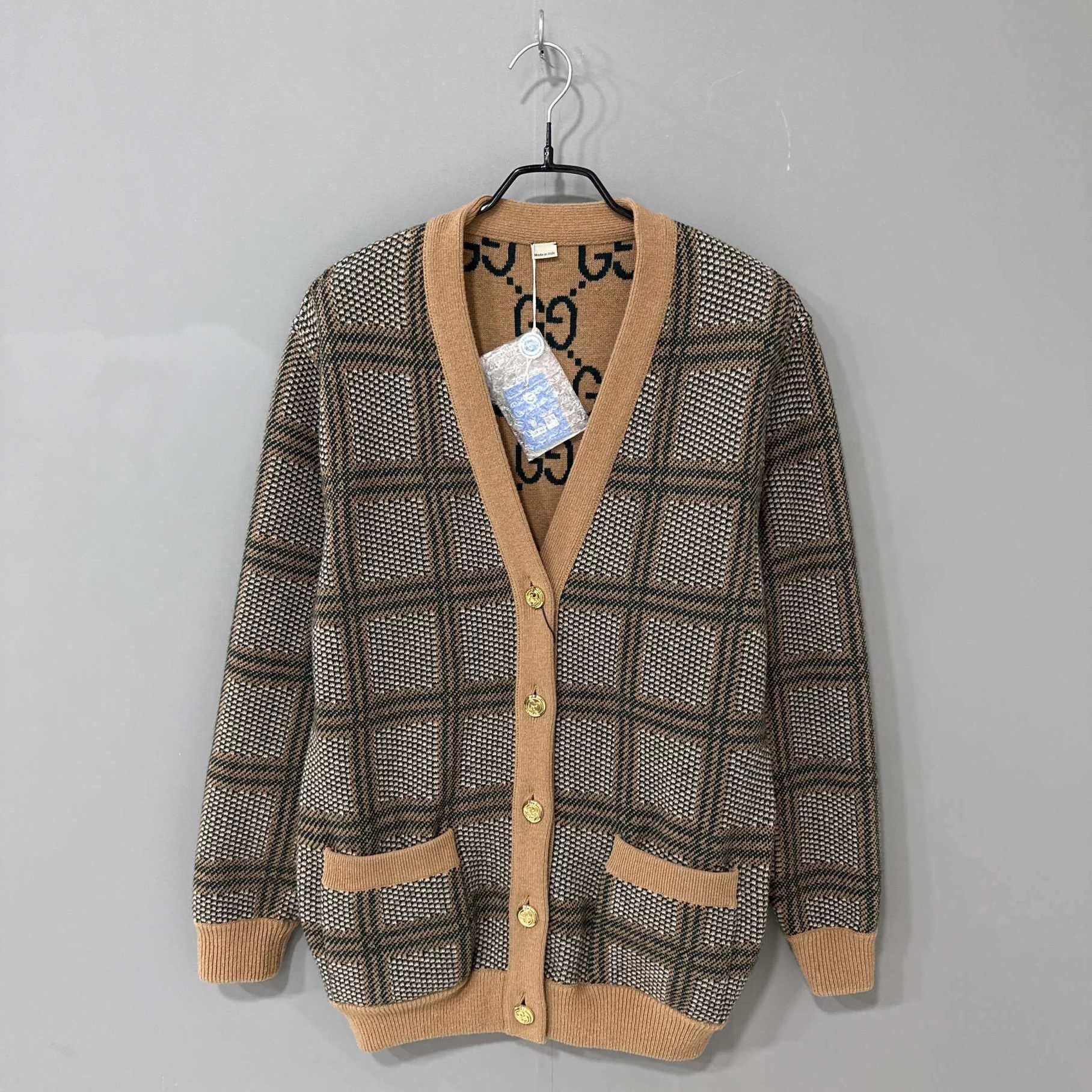 Gucci GUCCI GG Monogram Reversible Wool Cardigan XXS Size XXS / US 00 / IT 34 - 3 Thumbnail