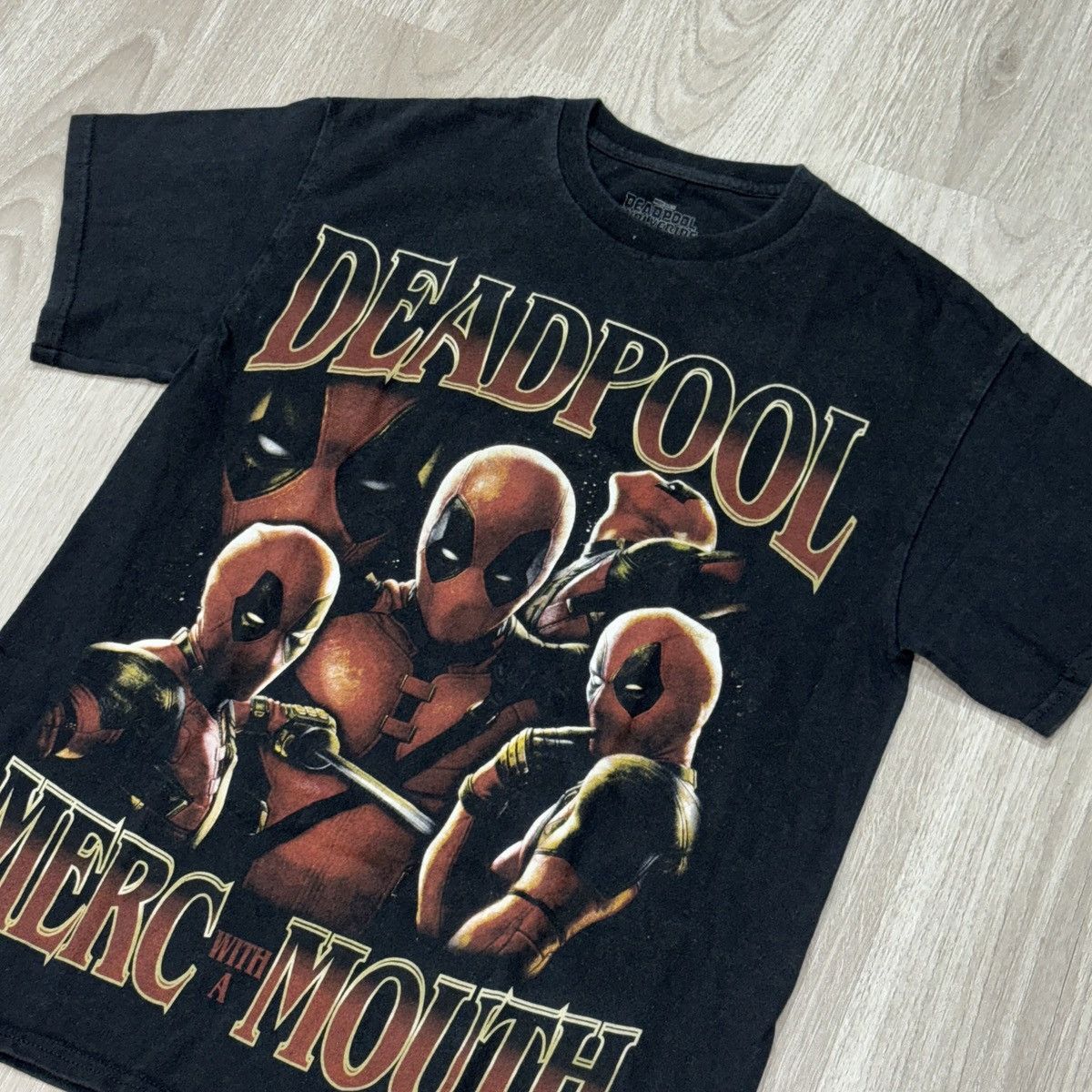 Other Deadpool Merc With A Mouth T Shirt Mens Medium Black Marvel Size US M / EU 48-50 / 2 - 1 Thumbnail