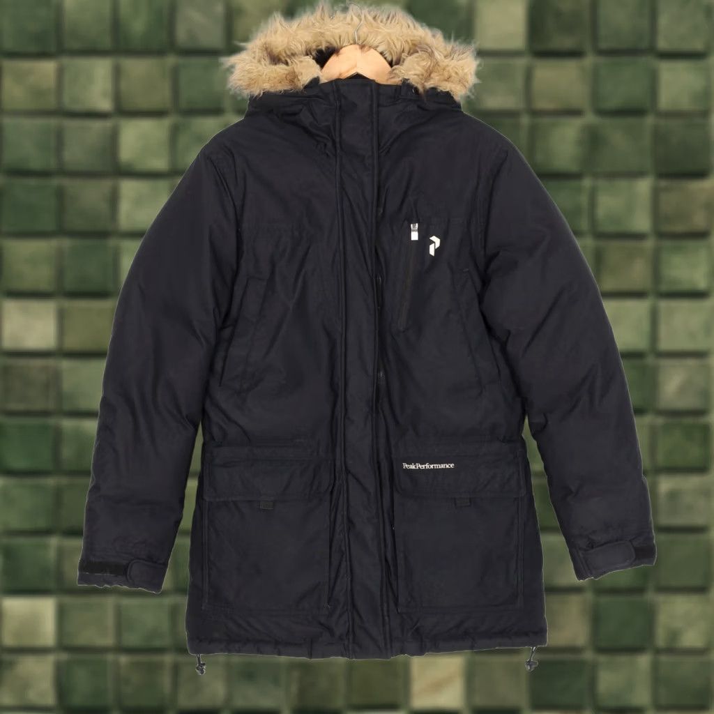 Peak Performance PEAK PERFORMANCE Down Parka Jacket Women Size M Fur Hooded MJ6134 Size M / US 6-8 / IT 42-44 - 1 Thumbnail