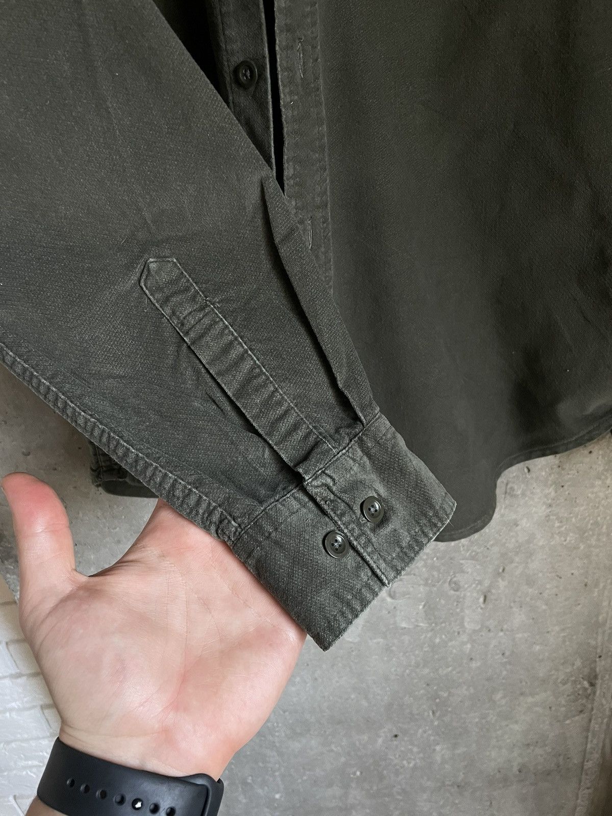 Gap × Japanese Brand Vintage Gap Olive Overshot Yeezy Kanye West Style Y2k Size US M / EU 48-50 / 2 - 9 Thumbnail