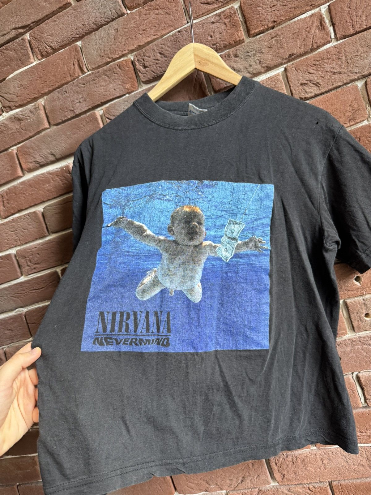 Band Tees 90s Nirvana Nevermind Kurt Cobain Grunge Band Vintage Tee Size M / US 6-8 / IT 42-44 - 3 Thumbnail