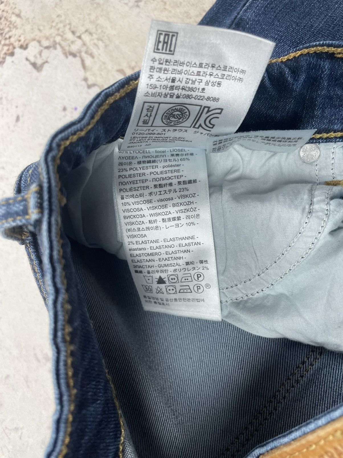 Levi's Levis W27 L34 715 Bootcut Jeans Slim Fit Blue Classic Denim Size 27" / US 4 / IT 40 - 4 Thumbnail