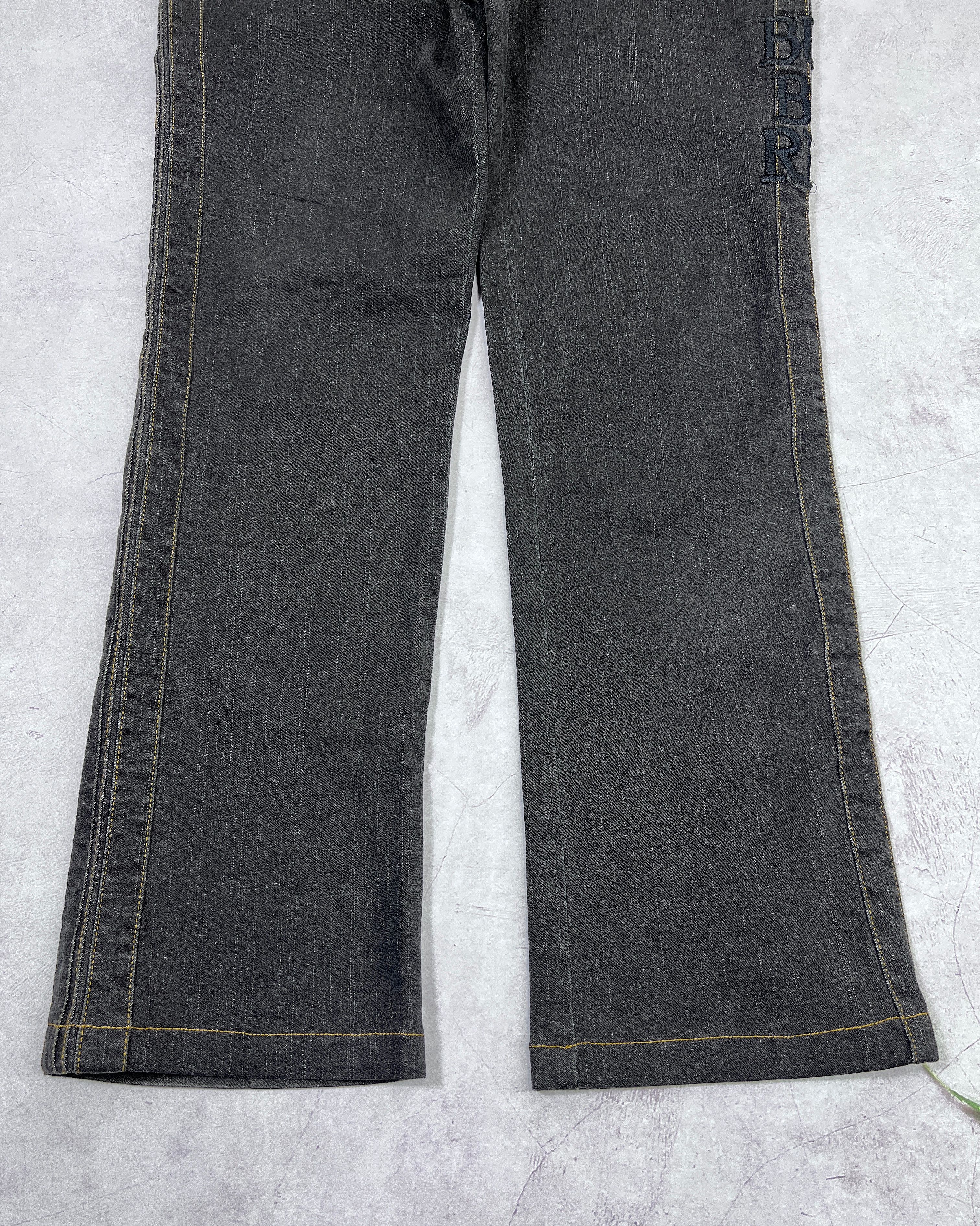 Burberry × Vintage Burberry London Flared Jeans Denim Pants Size 32" / US 10 / IT 46 - 14 Thumbnail