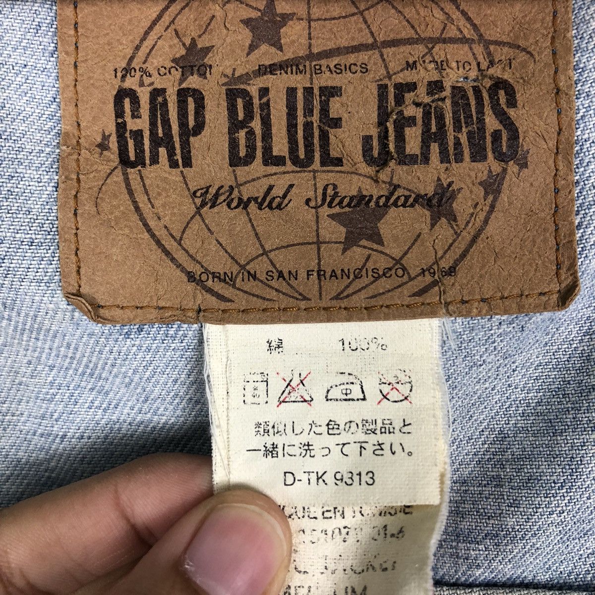 Japanese Brand 🔥90’s Trucker Denim Jacket Biker Gap Blue Jeans Japan Size US M / EU 48-50 / 2 - 13 Thumbnail