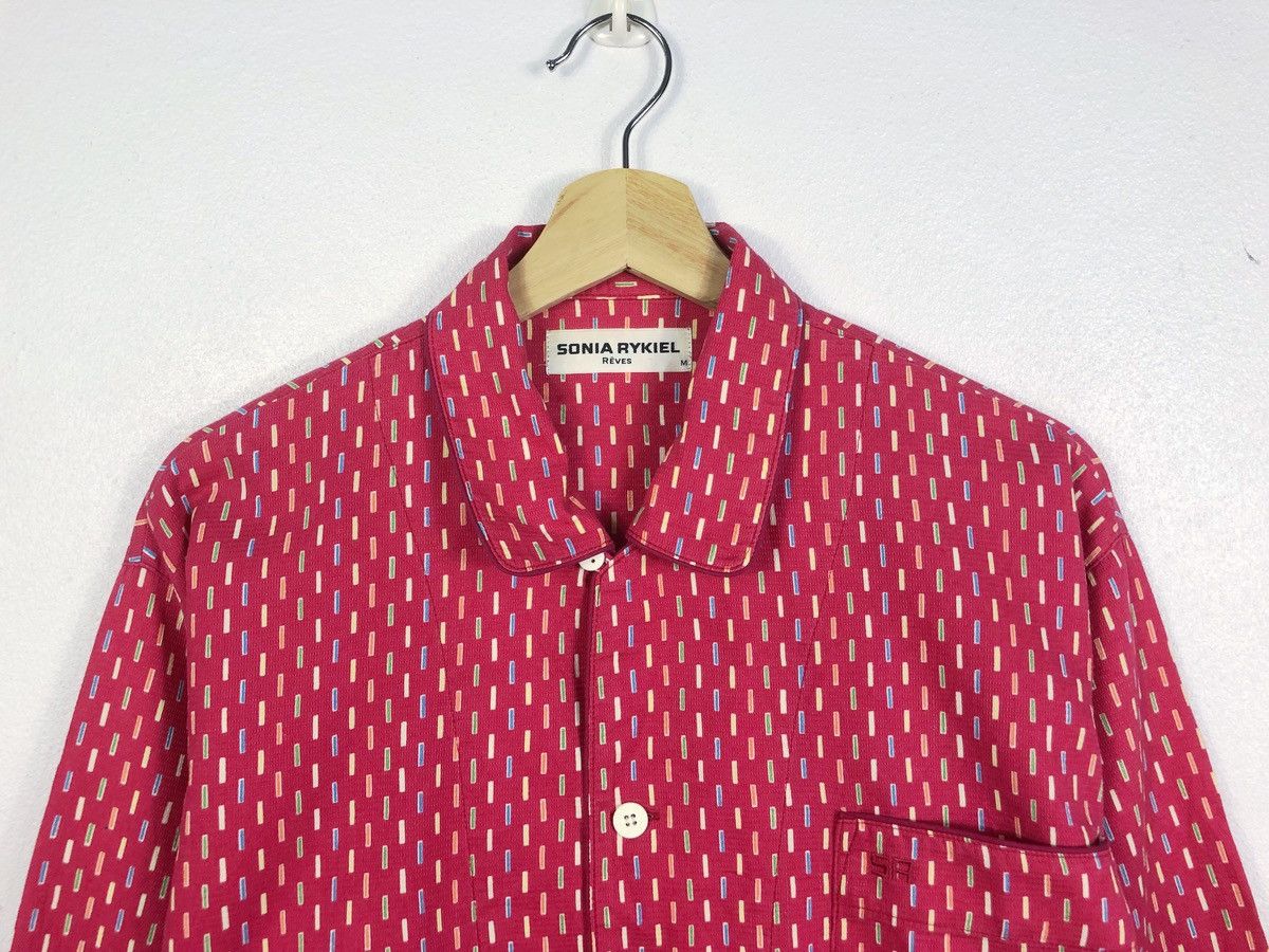 Sonia Rykiel × Vintage Rare Vintage Sonia Rykiel Reves Button Ups Tops Size M / US 6-8 / IT 42-44 - 2 Thumbnail