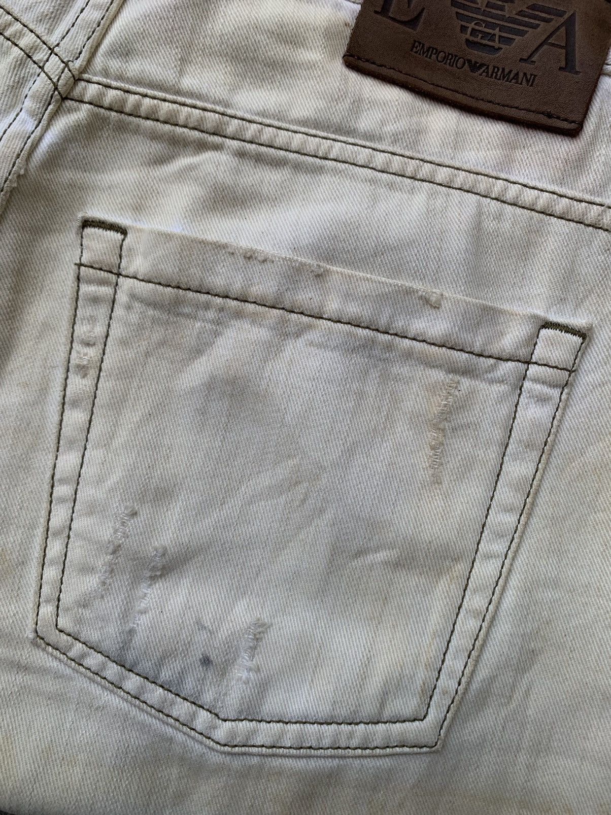 Emporio Armani emporio armani by giorgio armani distressed dirty jeans Size US 31 - 10 Thumbnail