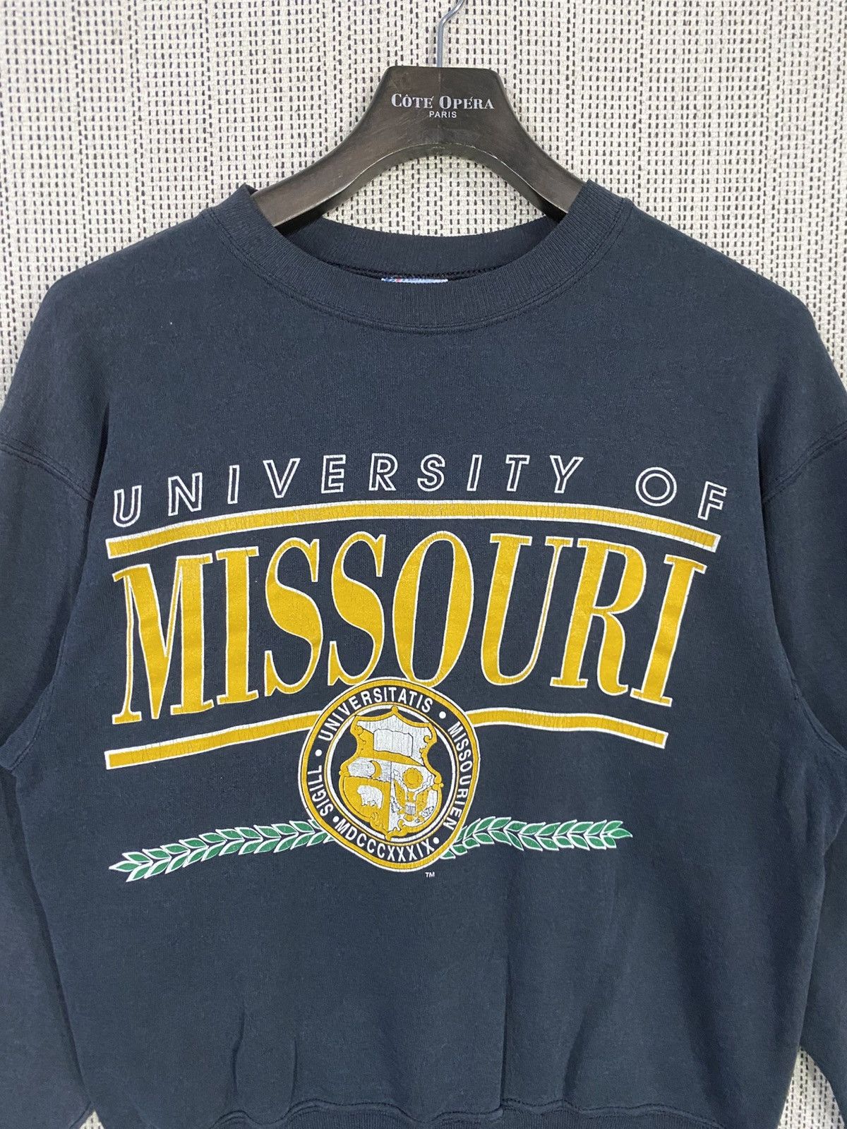 Vintage Vtg 80s university of missouri sweatshirt crewneck pullover Size US L / EU 52-54 / 3 - 4 Thumbnail