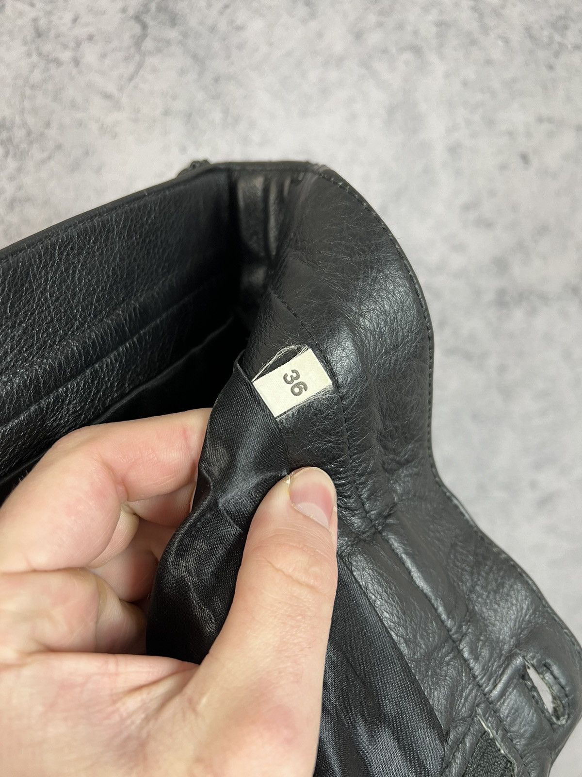 Vintage Real Leather Bikers Pants Motorcycle Y2K