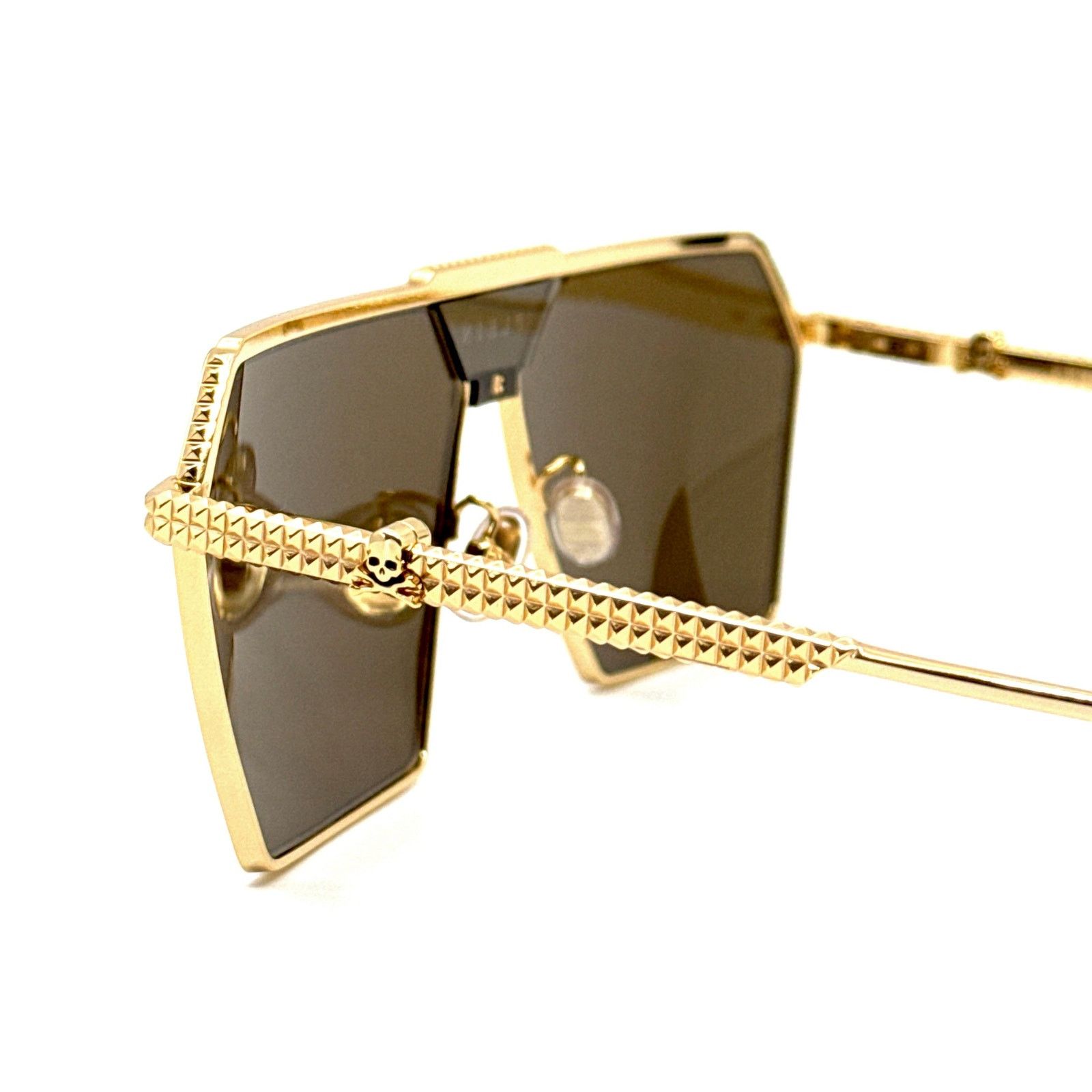 Philipp Plein PHILIPP PLEIN Sunglasses Stud SPP076V Col400G Authentic Size ONE SIZE - 7 Thumbnail