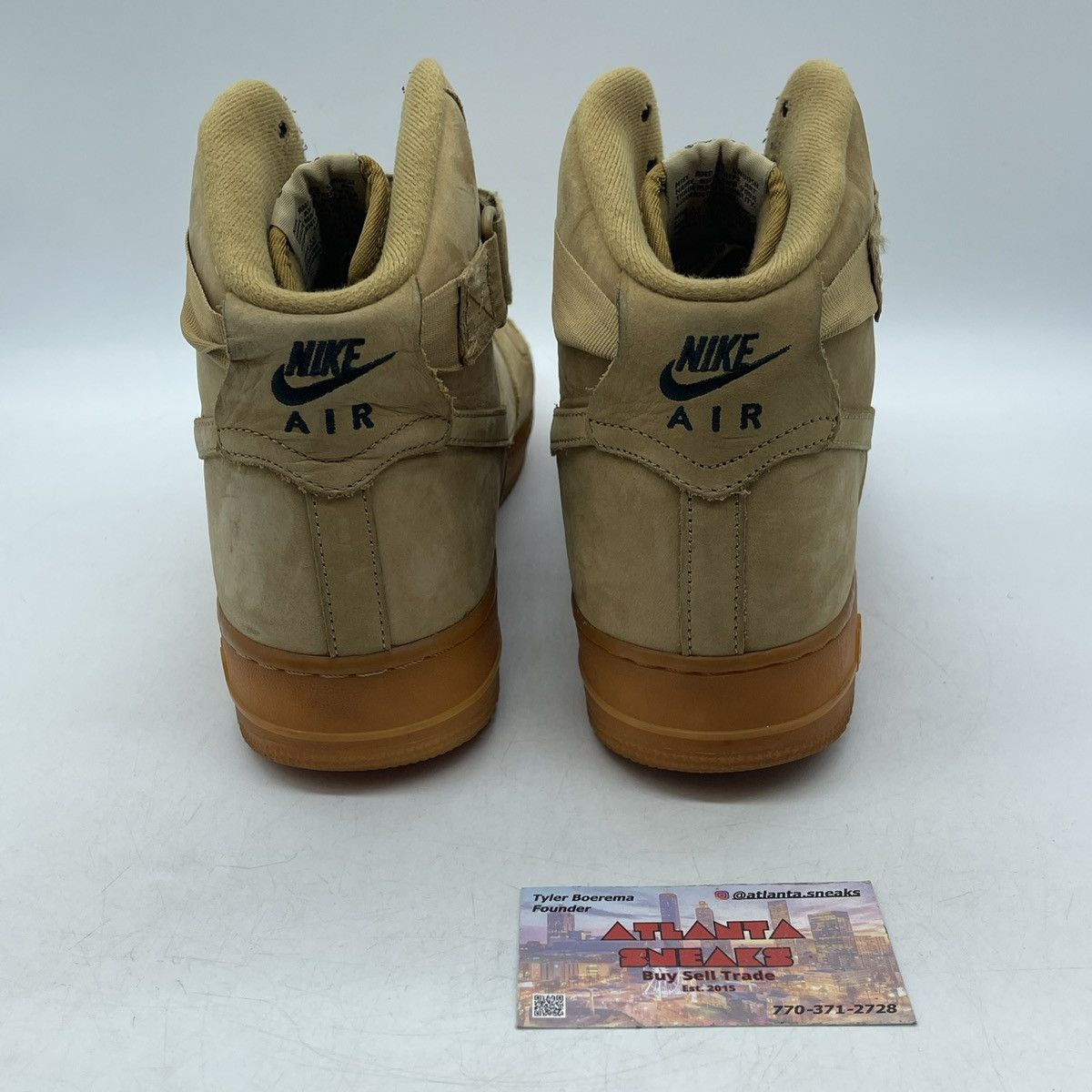 Nike Air Force 1 high 07 LV8 WB flax Size US 11.5 / EU 44-45 - 3 Thumbnail