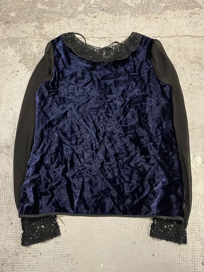 Dolce & Gabbana 2000s Dolce & Gabbana Black Transparent Arms Faux Fur Top Size M / US 6-8 / IT 42-44 - 7 Thumbnail