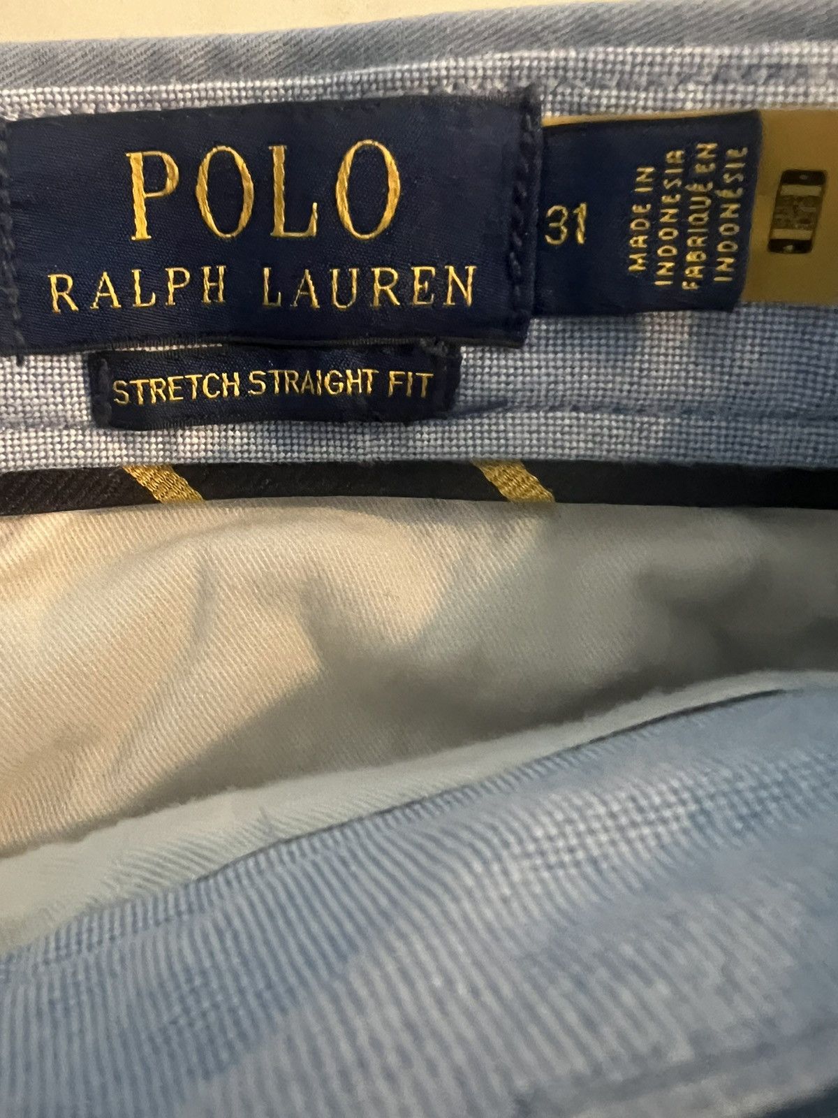 Polo Ralph Lauren POLO RALPH LAUREN Stretch Straight Fit Shorts 31 Blue Size US 31 - 5 Thumbnail