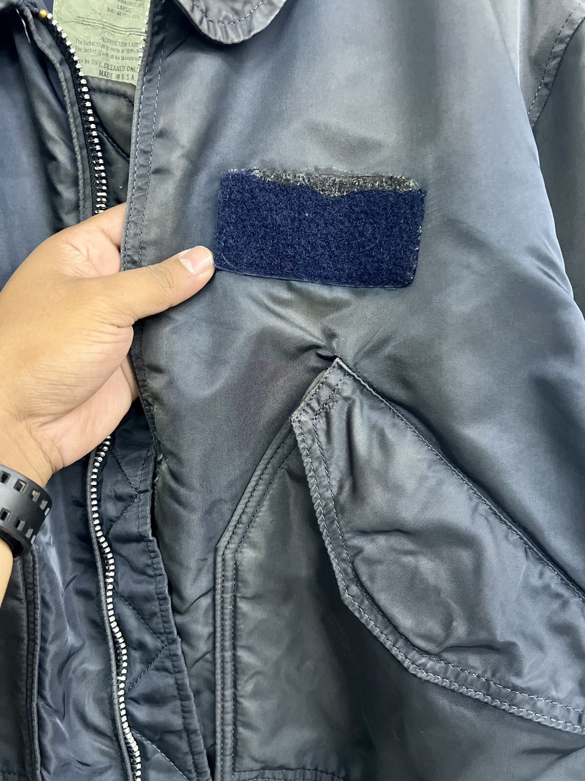 Alpha Industries VINTAGE 90s ALPHA INDUSTRIES CWU-45 BOMBER JACKET Size US L / EU 52-54 / 3 - 8 Thumbnail