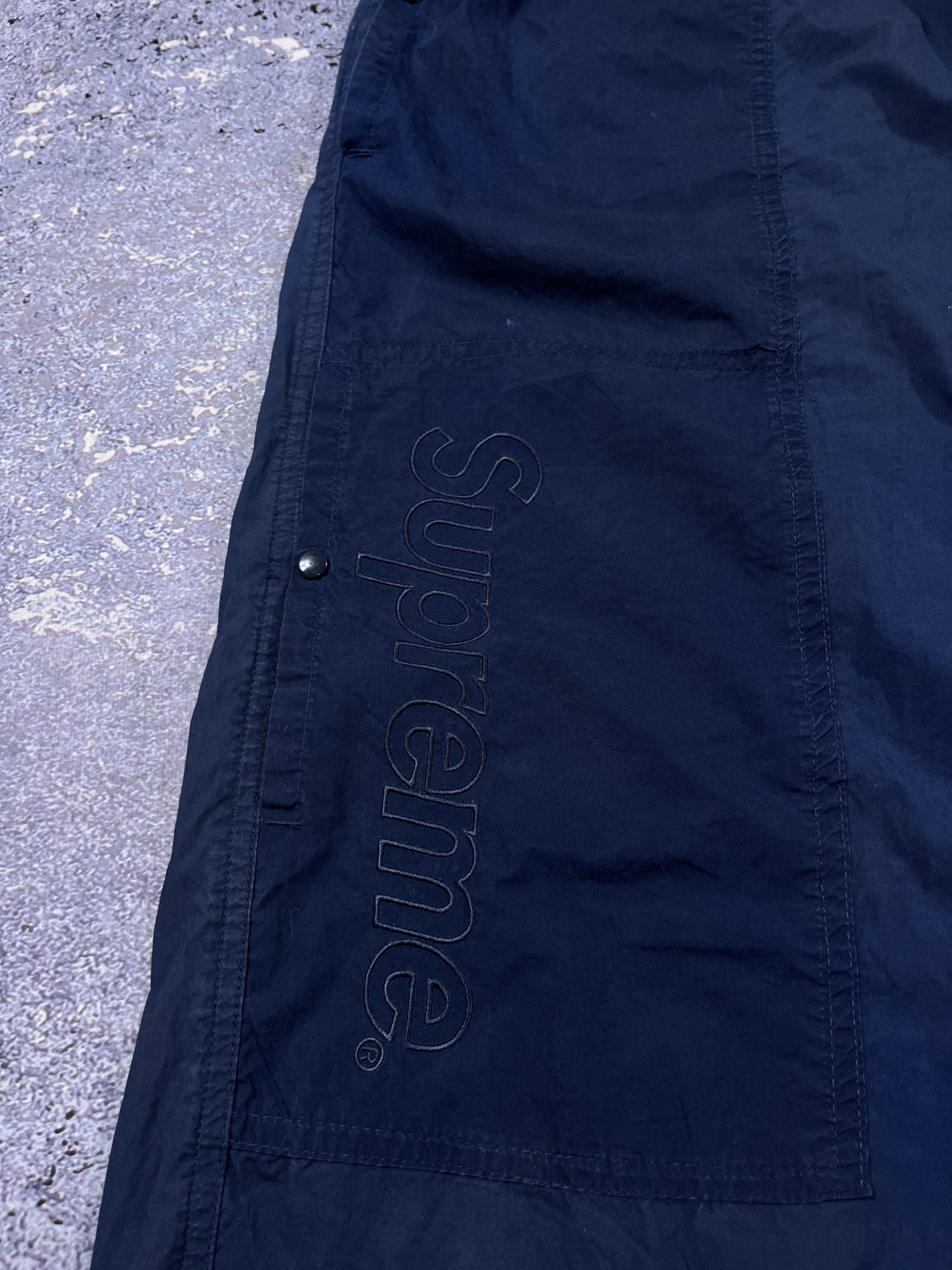 Supreme Supreme Cargo Pants Dark Blue Big Logo Multipocket Size US 32 / EU 48 - 9 Thumbnail