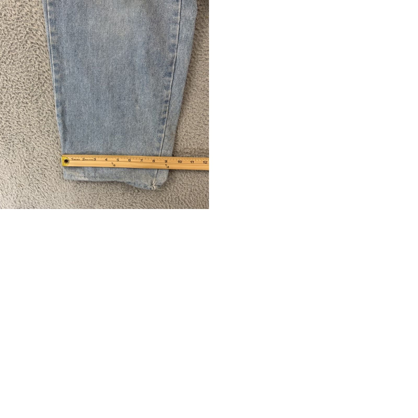 Guess VINTAGE GUESS Jeans Womens 18 Blue Denim Wide Leg 90s Baggy Loose 28x30 Skate Size 40" / US 18 - 9 Thumbnail