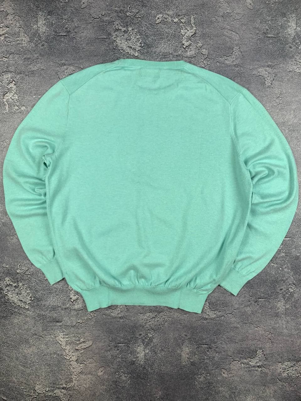 Polo Ralph Lauren Polo Ralph Lauren Cotton Sweater L Turquoise Crew Neck Jumpe Size US L / EU 52-54 / 3 - 11 Thumbnail