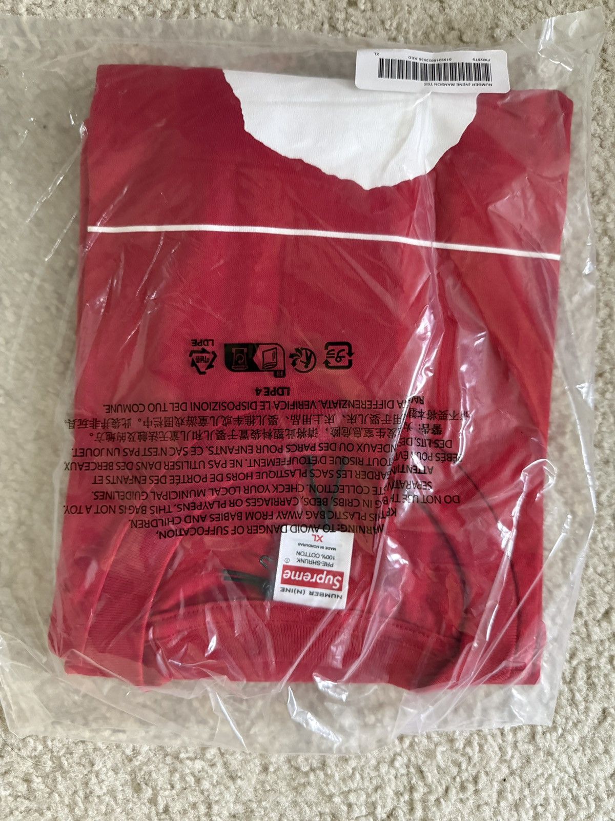 Number (N)ine × Supreme SUPREME x NUMBER NINE T-Shirt Size US XL / EU 56 / 4 - 2 Thumbnail